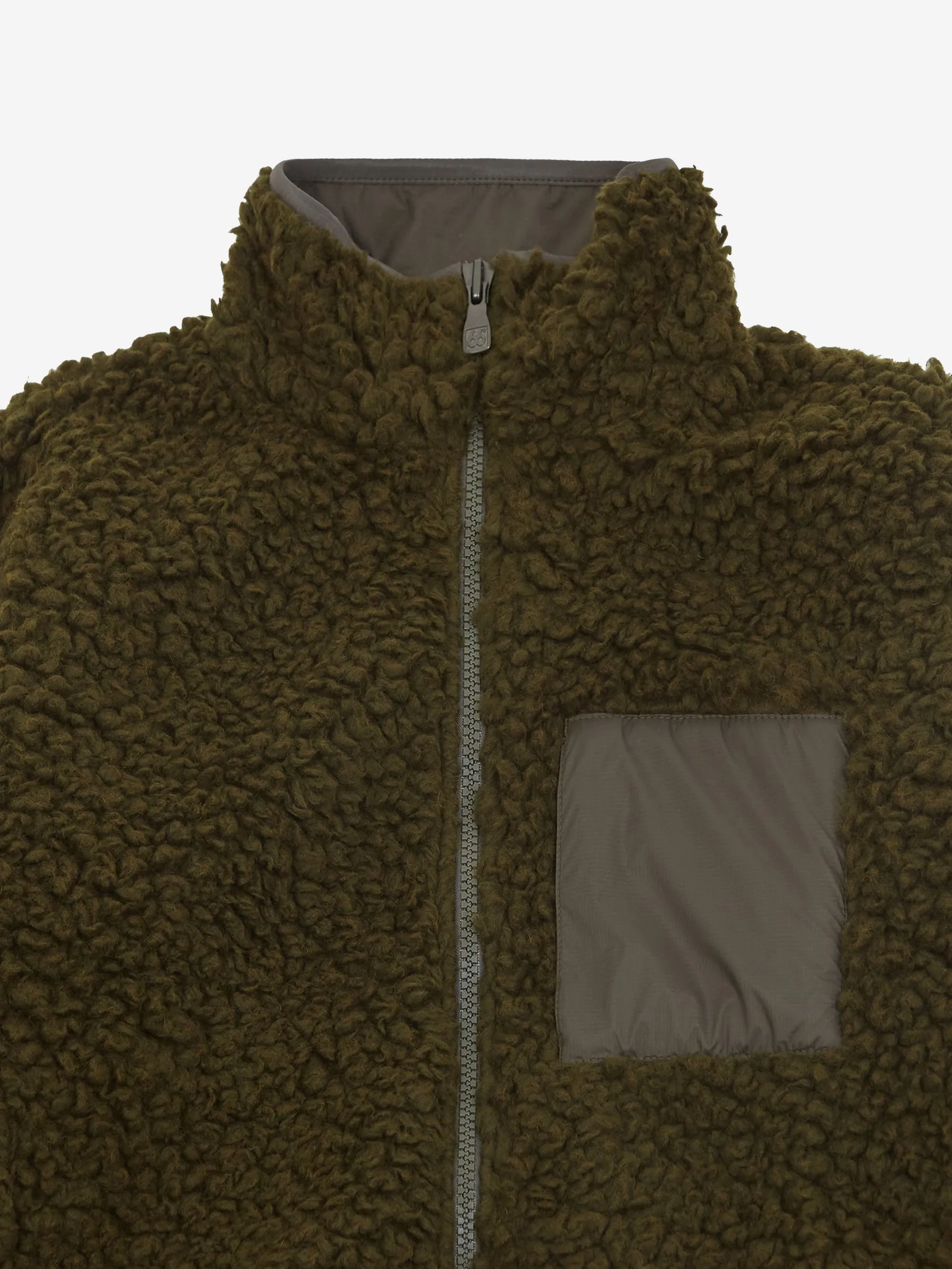 66° North Varmahlid Shearling Fleece Jacket W - Alpine Grimmia