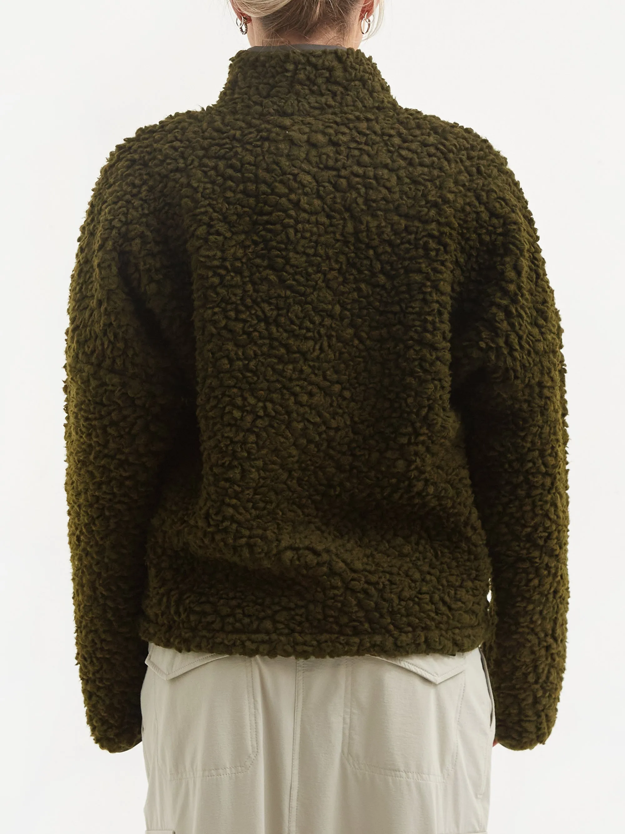 66° North Varmahlid Shearling Fleece Jacket W - Alpine Grimmia