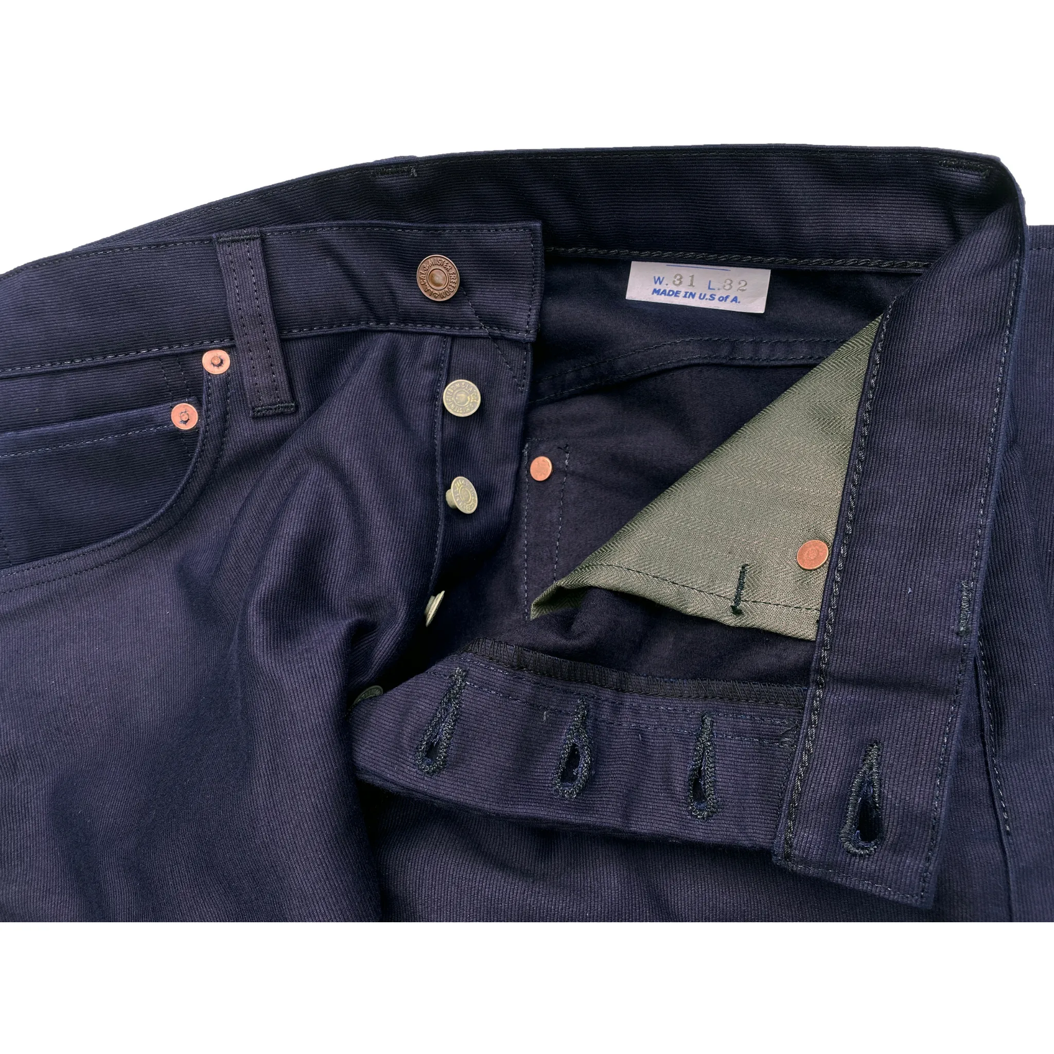 Californian Lot. 64 - Indigo Jungle Cloth (Straight Leg)