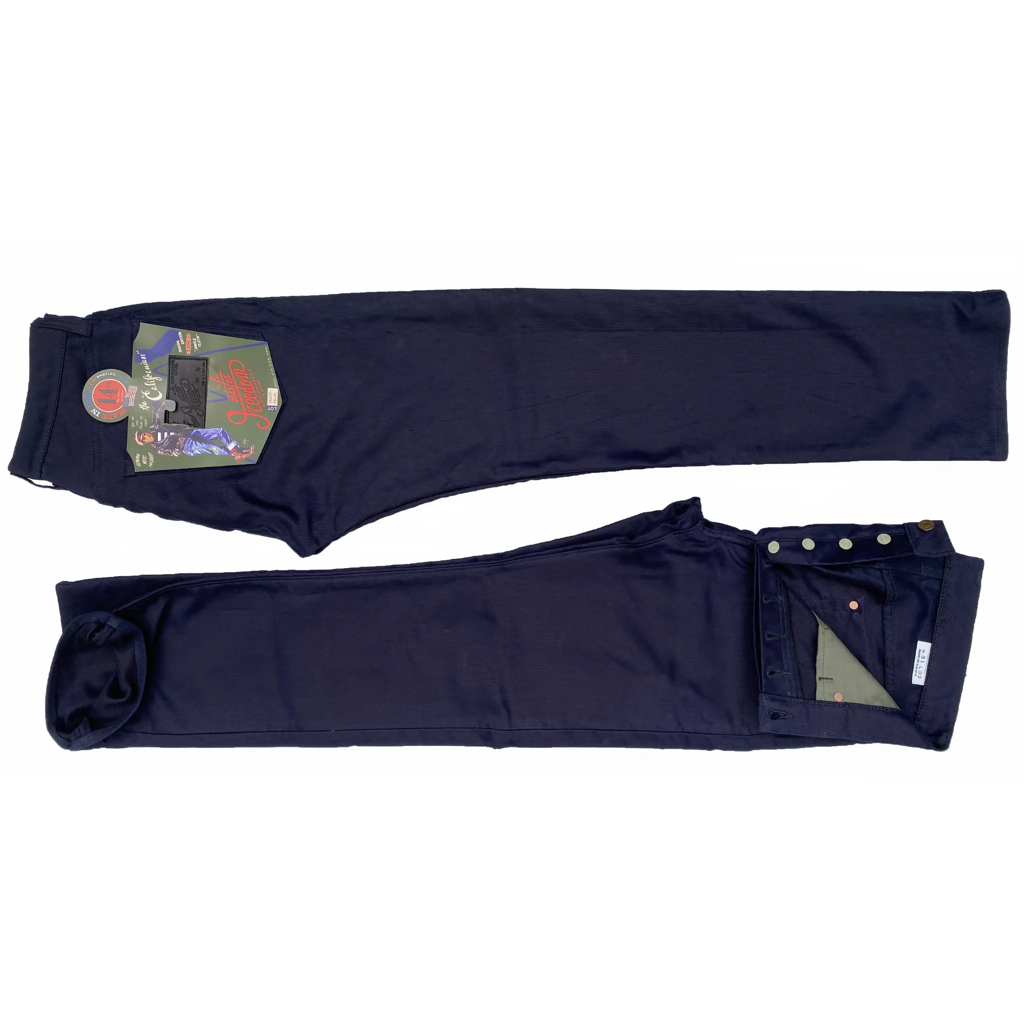 Californian Lot. 64 - Indigo Jungle Cloth (Straight Leg)