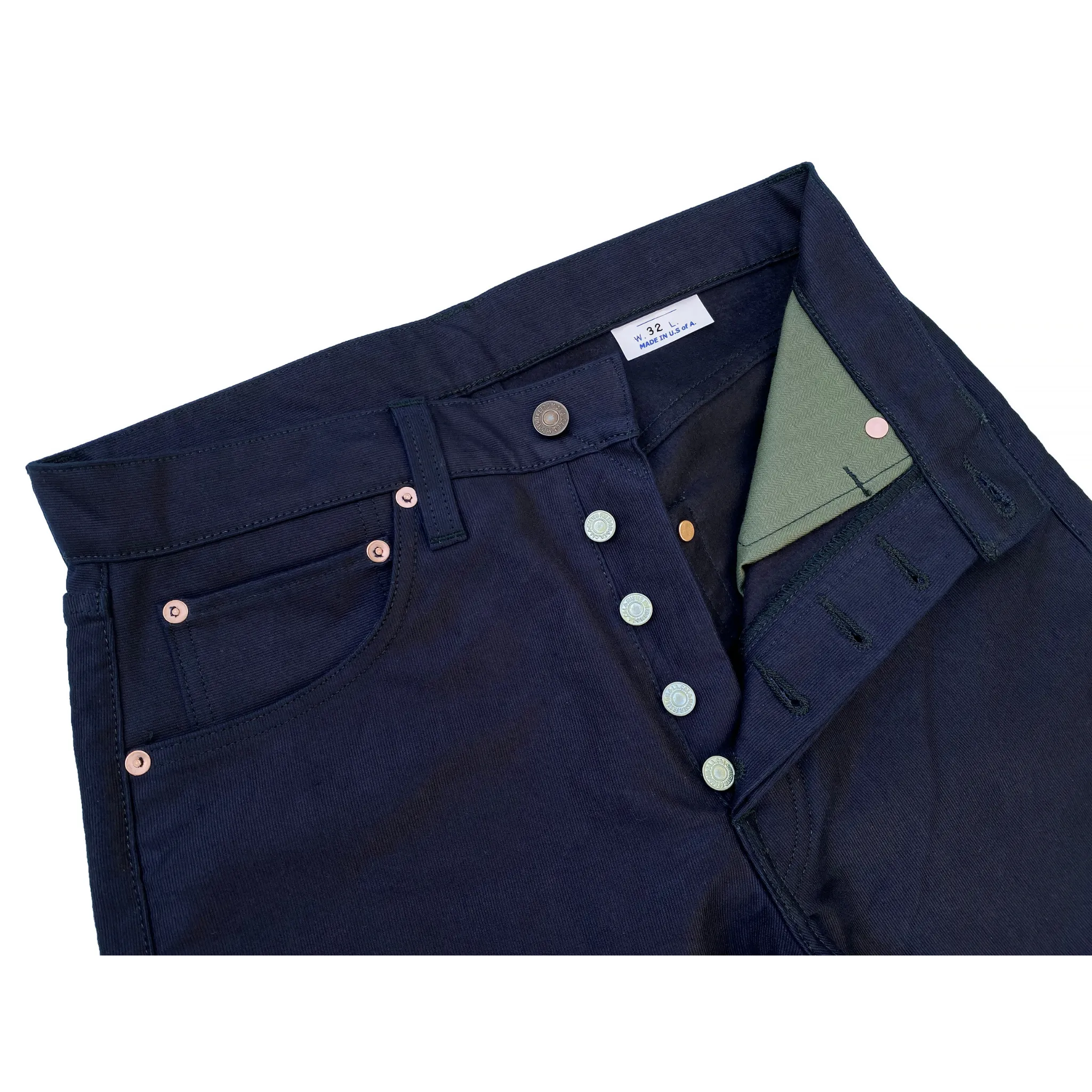 Californian Lot. 64 - Indigo Jungle Cloth (Straight Leg)