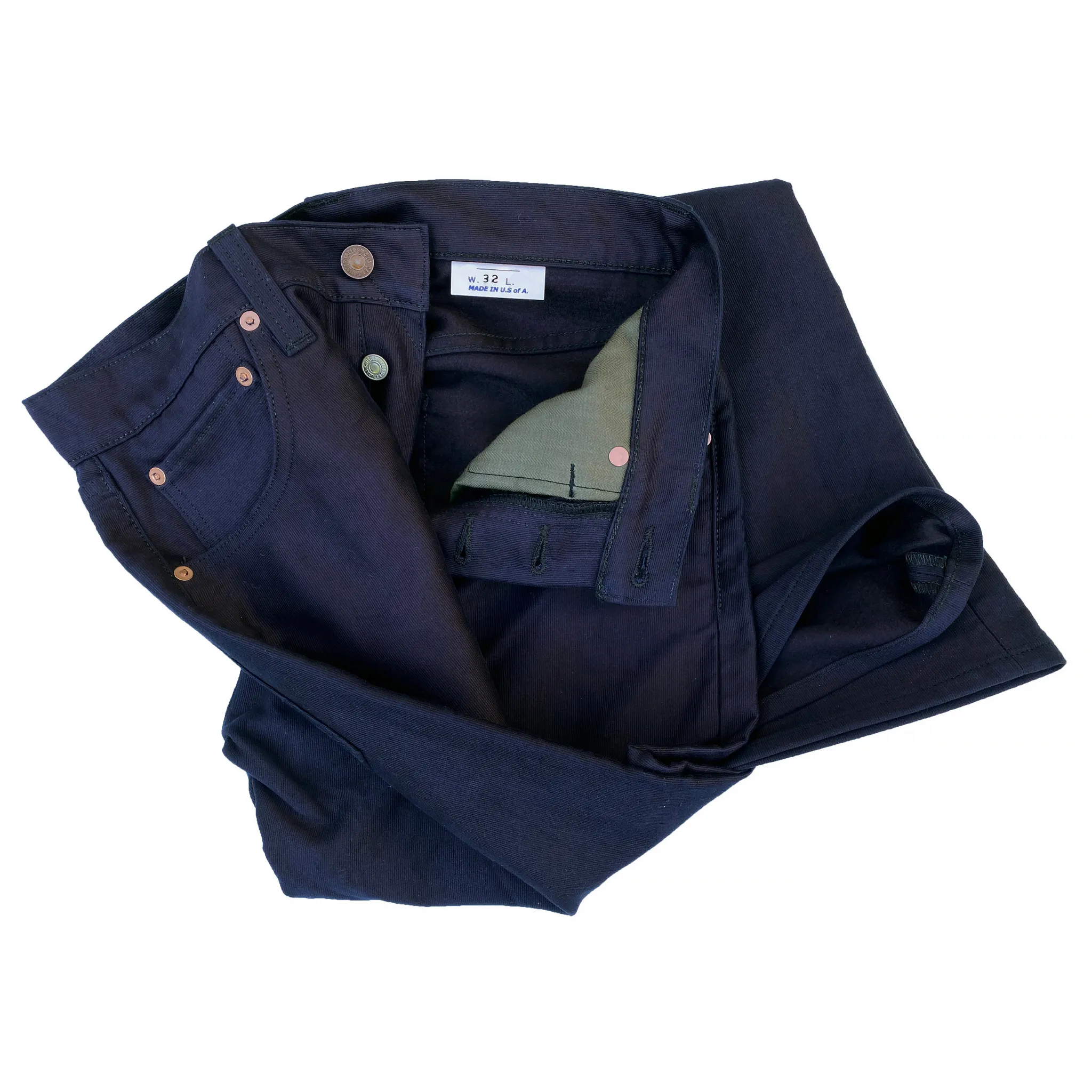 Californian Lot. 64 - Indigo Jungle Cloth (Straight Leg)