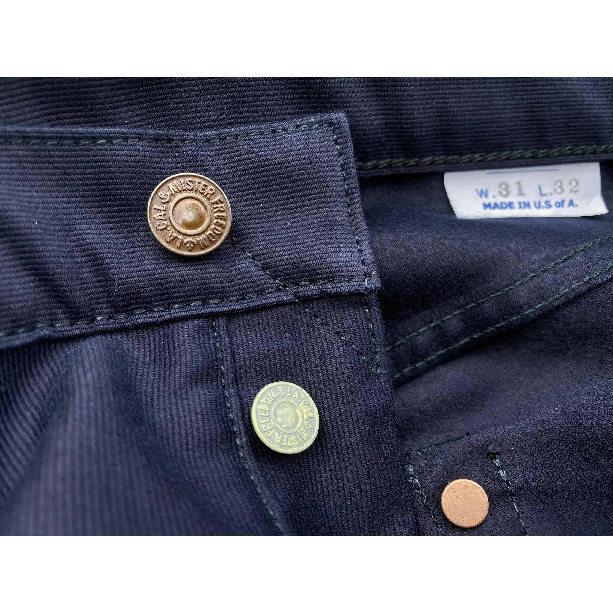 Californian Lot. 64 - Indigo Jungle Cloth (Straight Leg)