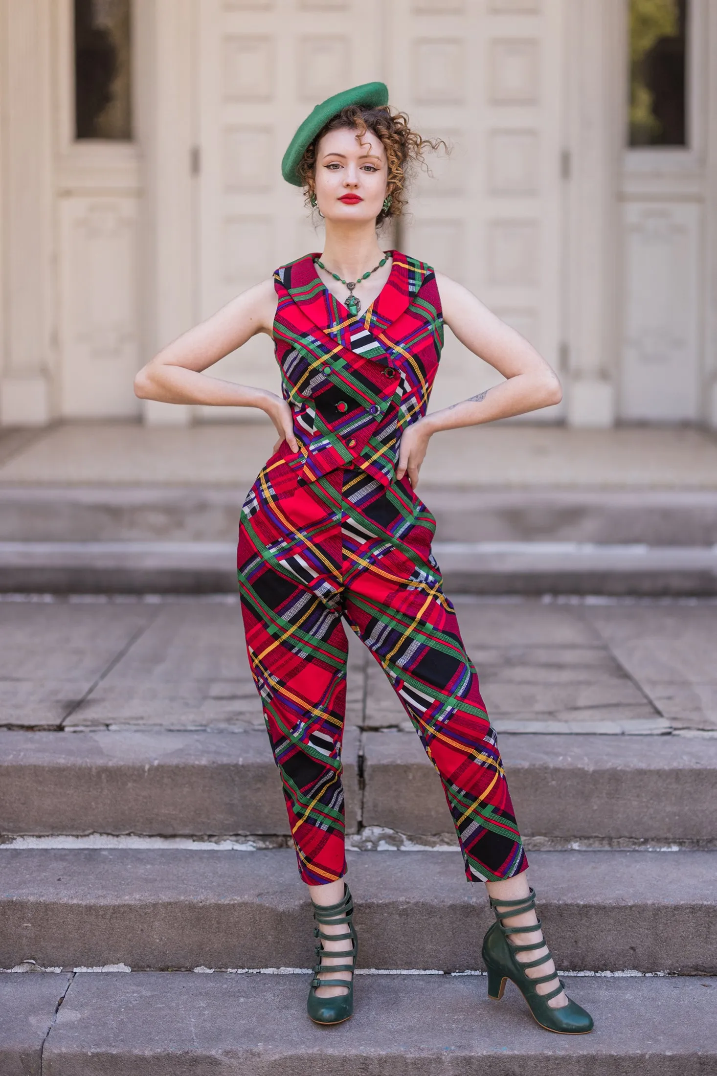 Capri Pant - Mad Plaid - Final Sale