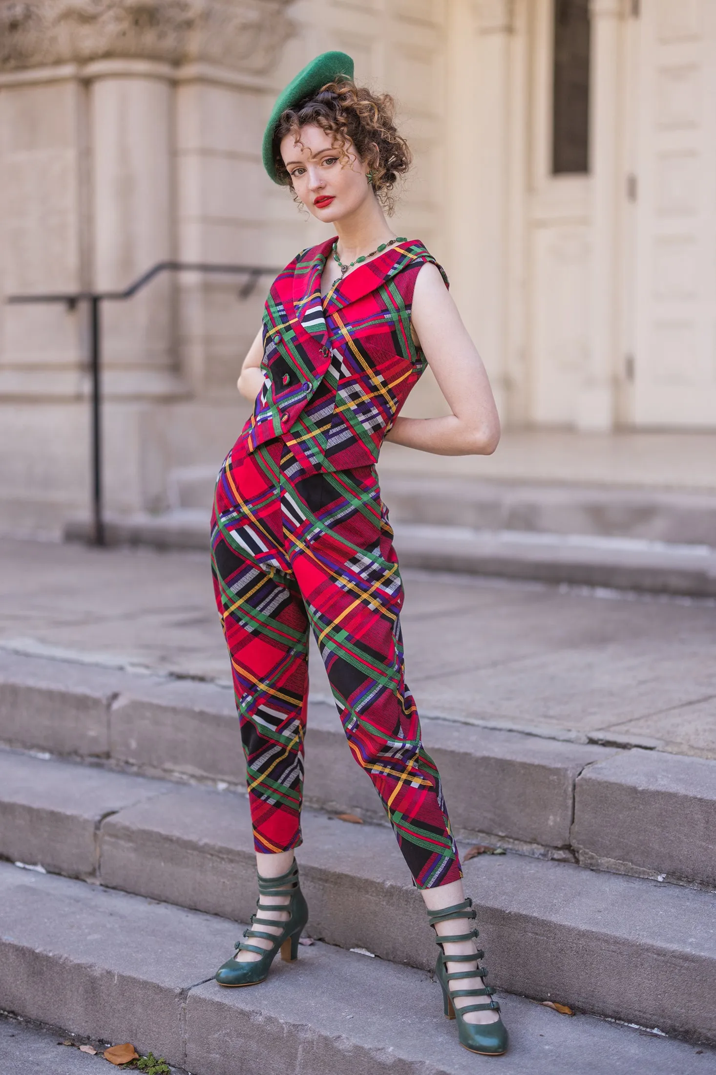 Capri Pant - Mad Plaid - Final Sale