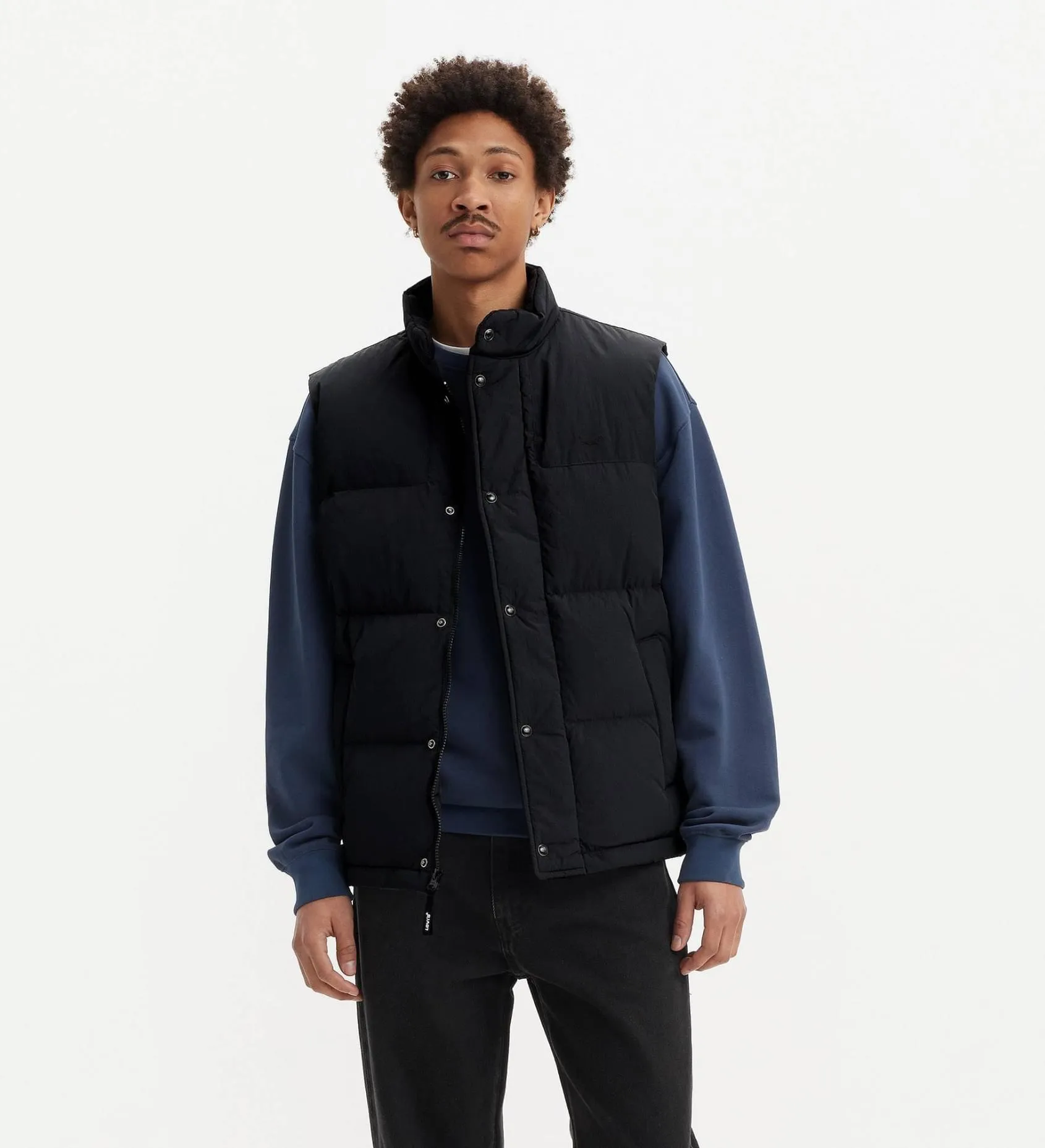 COLETE ROCKRIDGE VEST JET BLACK LEVI'S