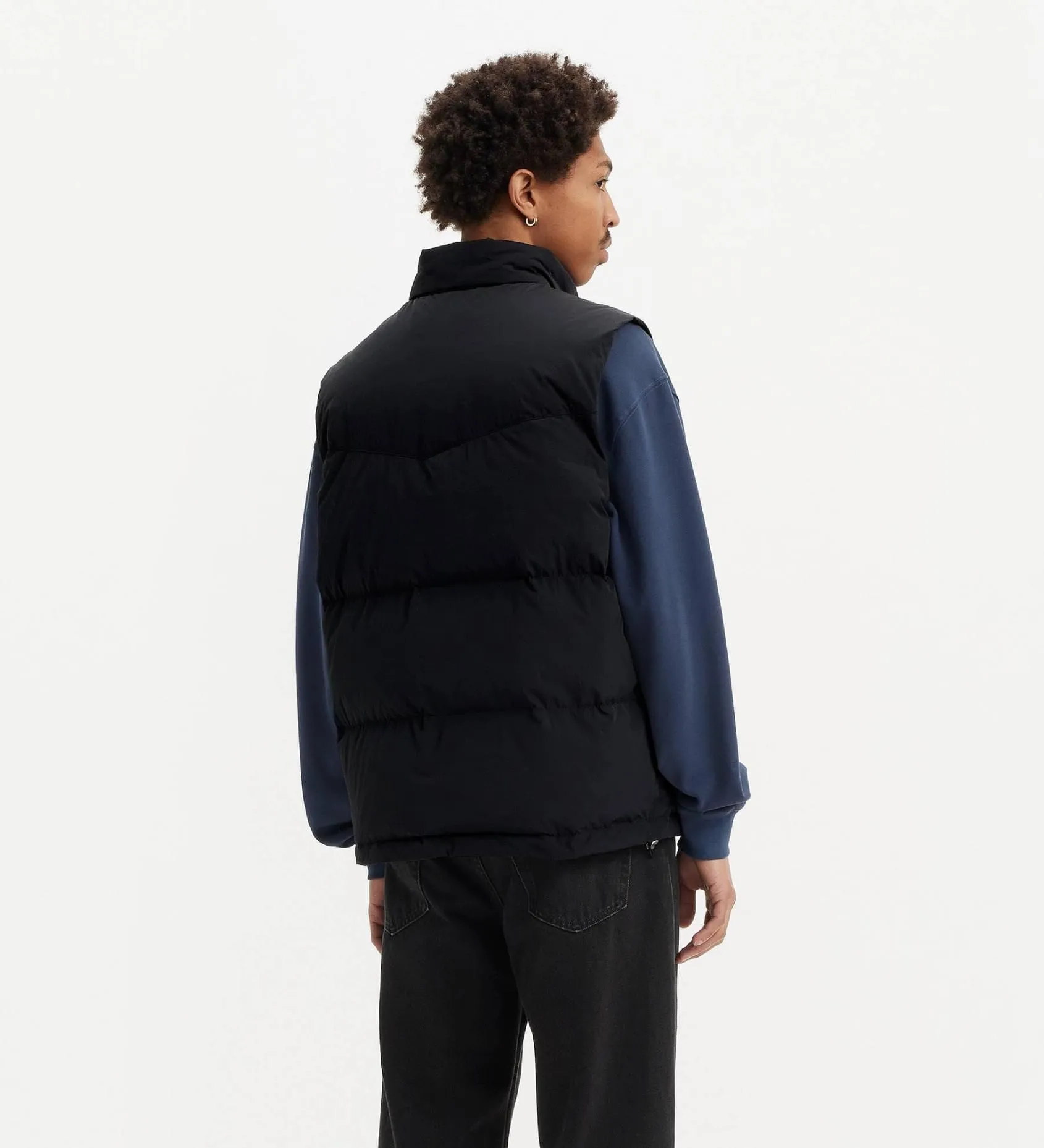 COLETE ROCKRIDGE VEST JET BLACK LEVI'S
