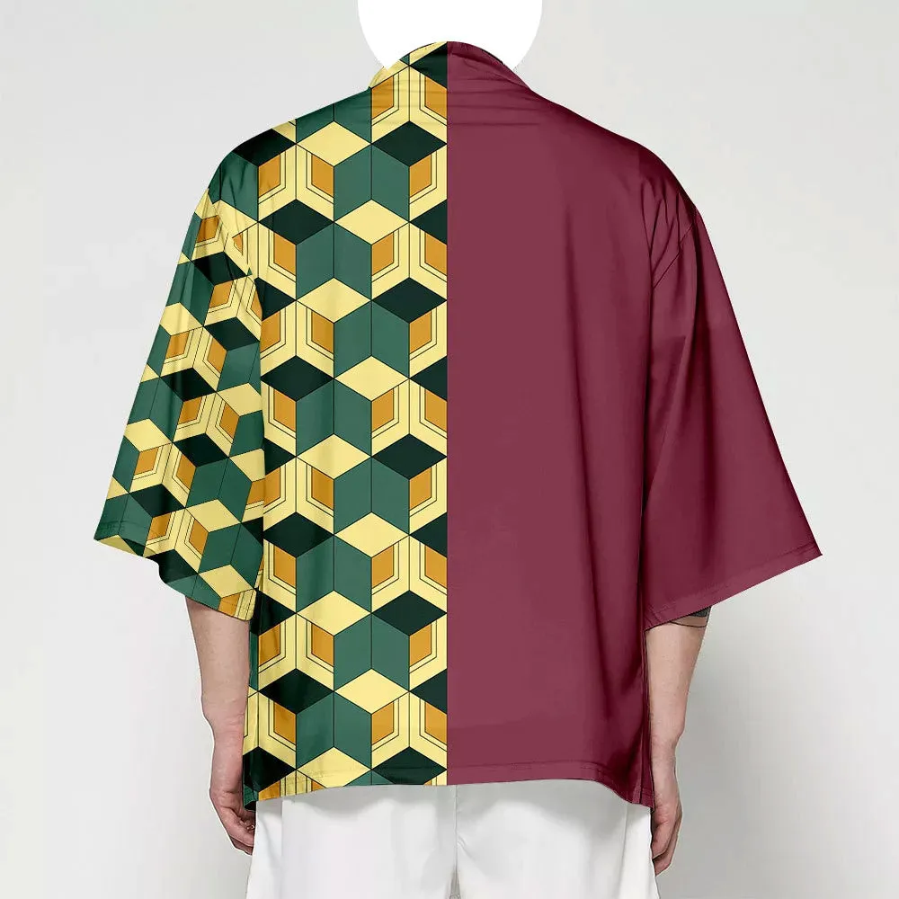 Demon Slayer - Kimetsu no Yaiba - Giyu Tomioka Haori kimono Jacket - OG - Cosplay
