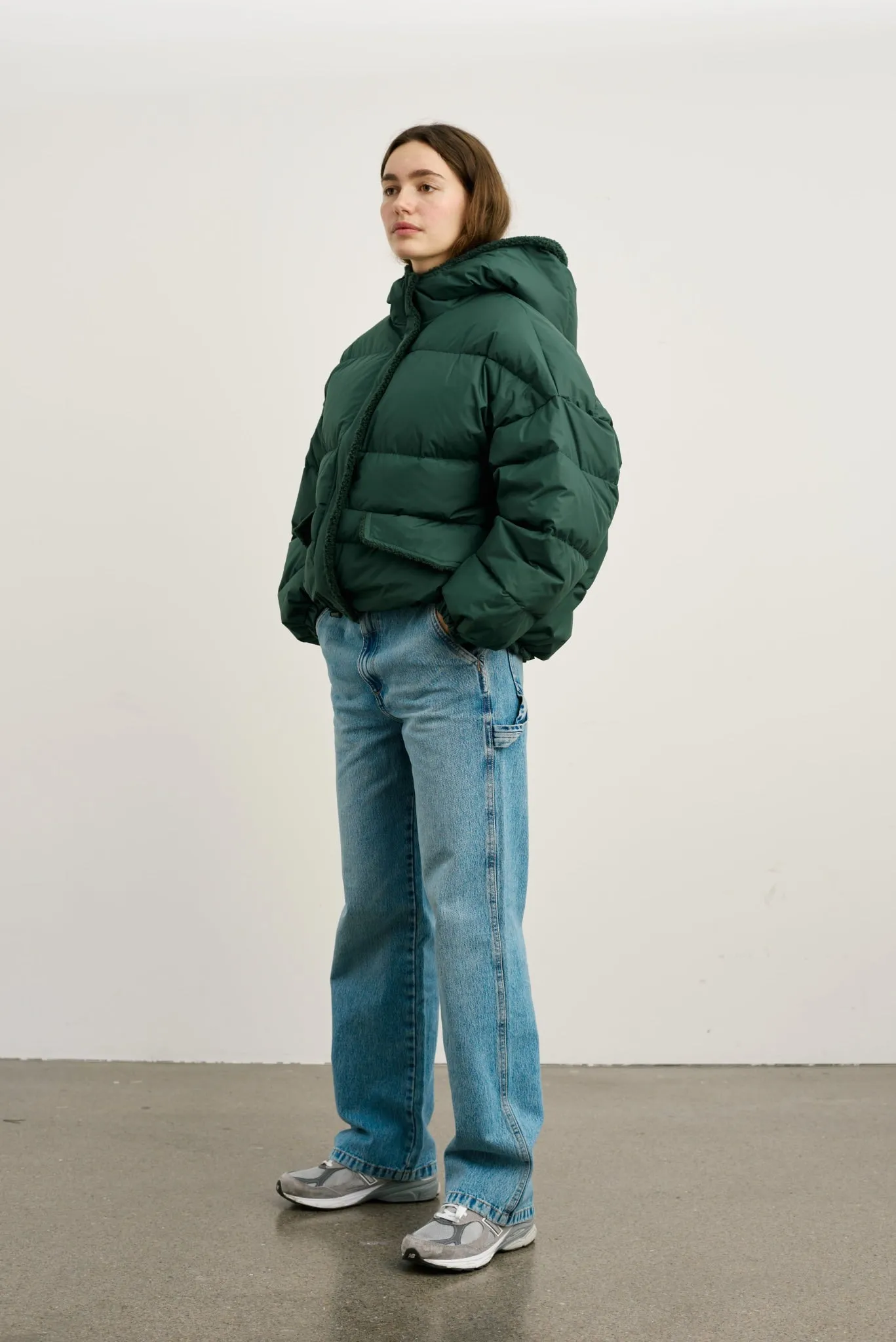 ELLA JACKET - DUSTY GREEN