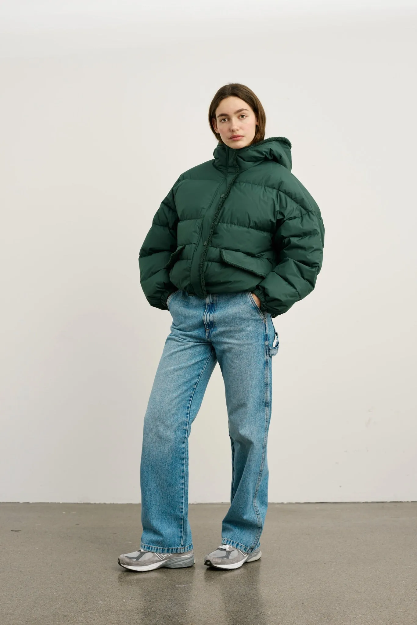 ELLA JACKET - DUSTY GREEN