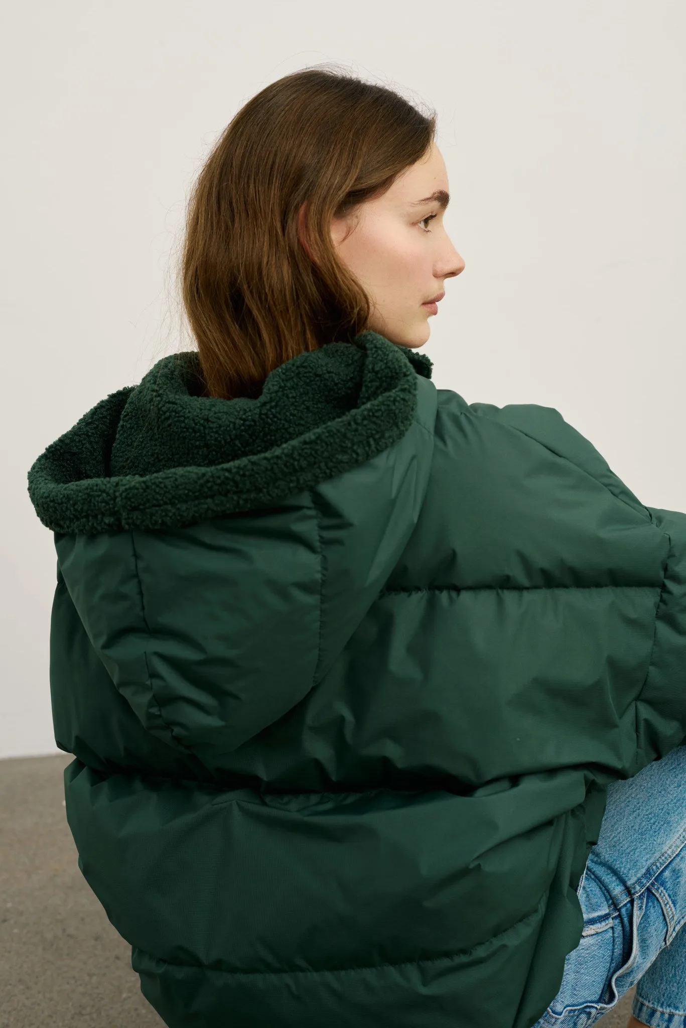 ELLA JACKET - DUSTY GREEN