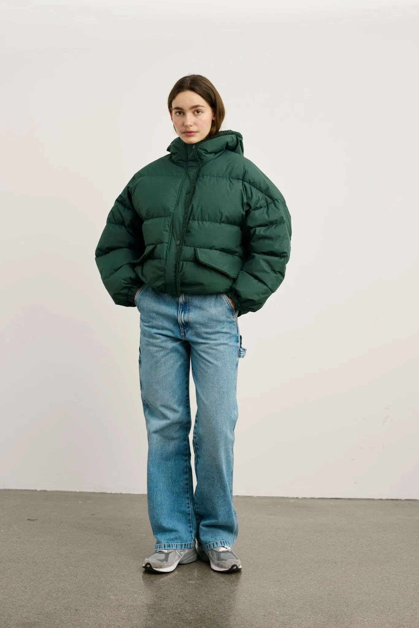 ELLA JACKET - DUSTY GREEN