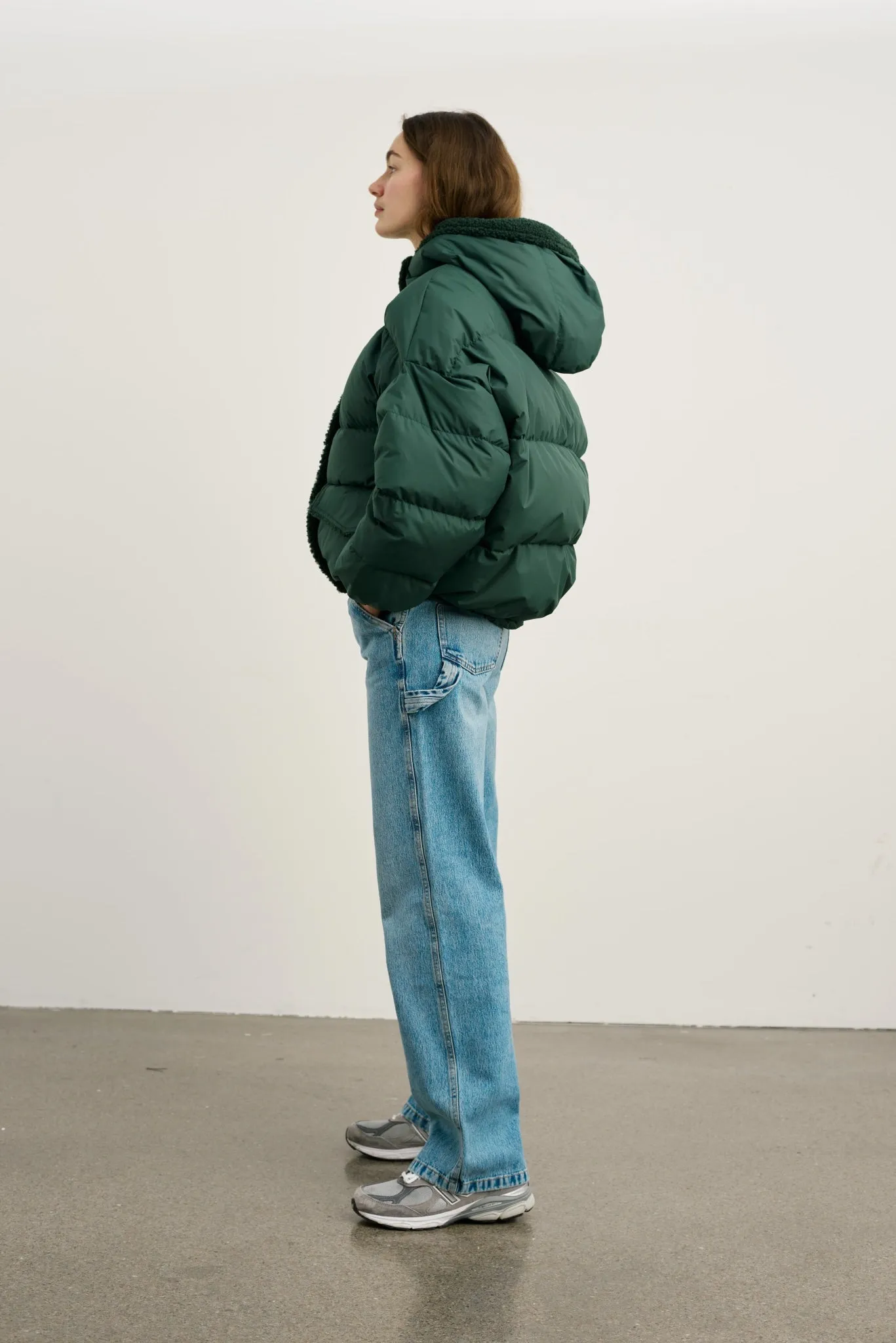 ELLA JACKET - DUSTY GREEN