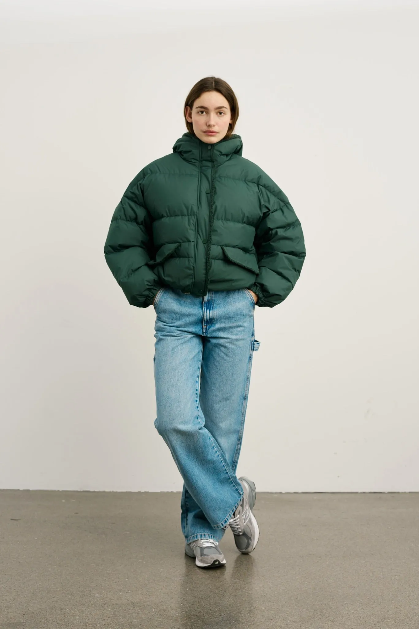 ELLA JACKET - DUSTY GREEN