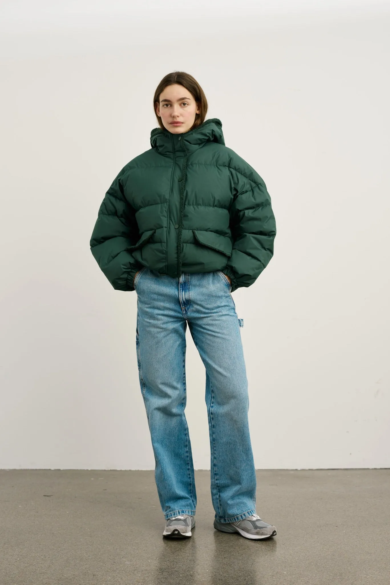 ELLA JACKET - DUSTY GREEN