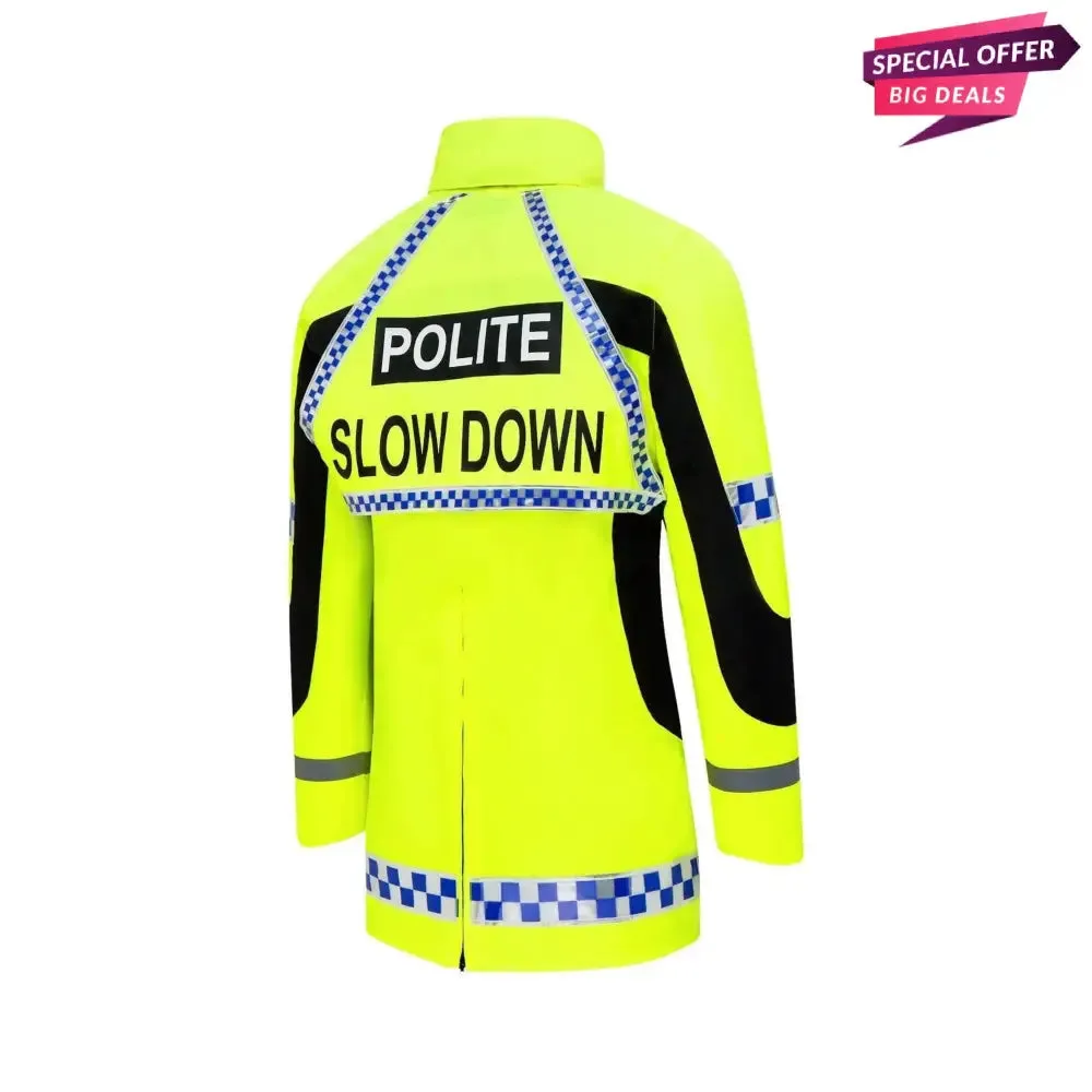 Equisafety Polite Hi Vis Winter Inverno Equestrian Jacket Childs