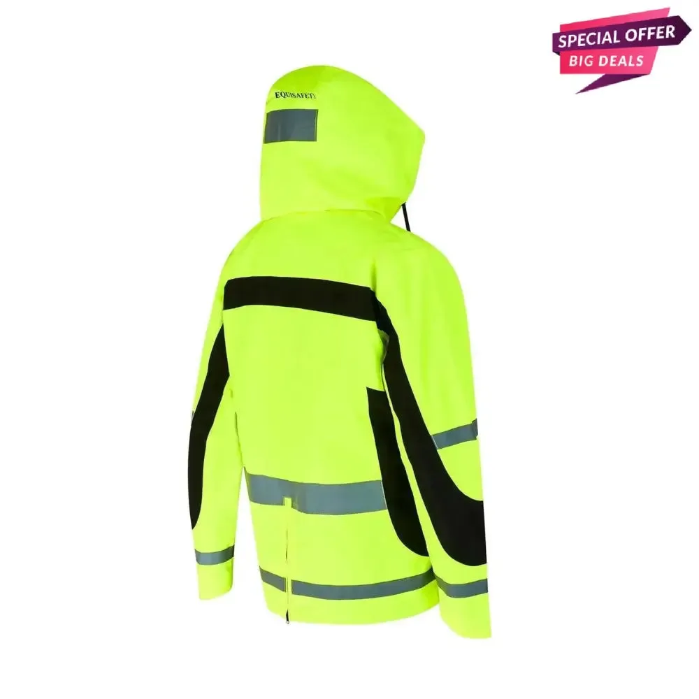 Equisafety Polite Hi Vis Winter Inverno Equestrian Jacket Childs