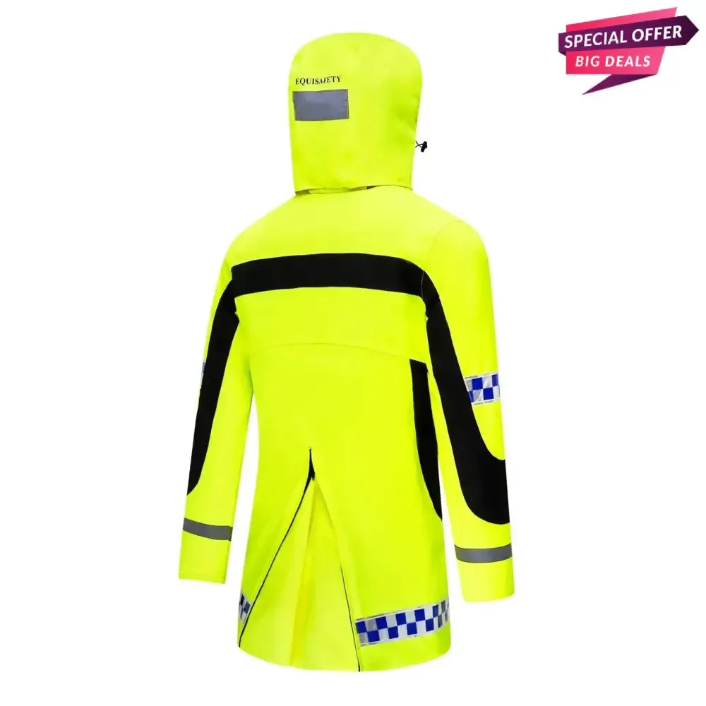 Equisafety Polite Hi Vis Winter Inverno Equestrian Jacket Childs
