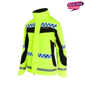 Equisafety Polite Hi Vis Winter Inverno Equestrian Jacket Childs