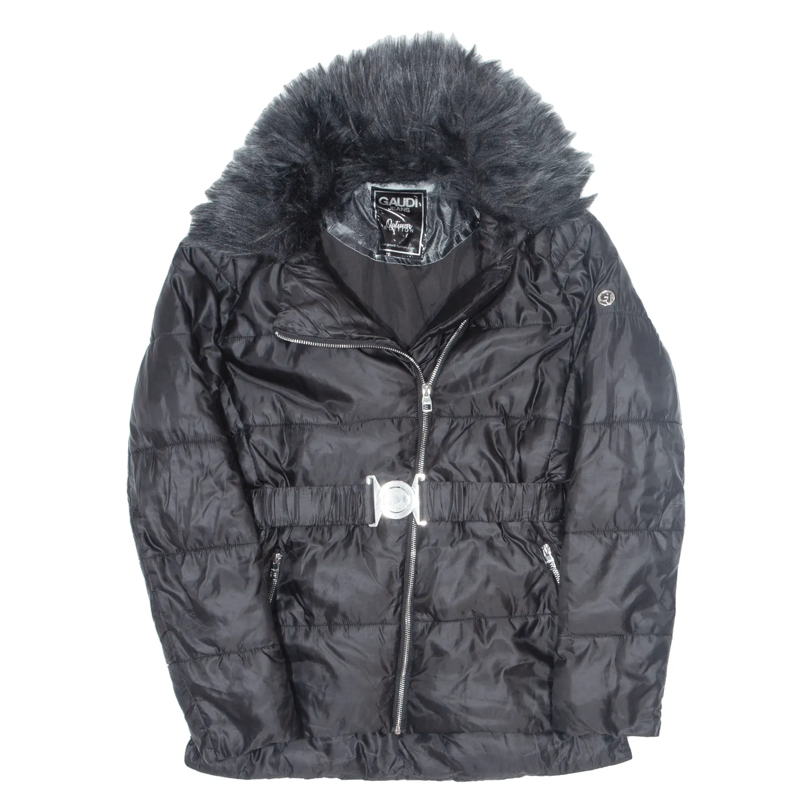 GAUDI JEANS Outwear Edition Insulated Womens Puffer Coat Black M