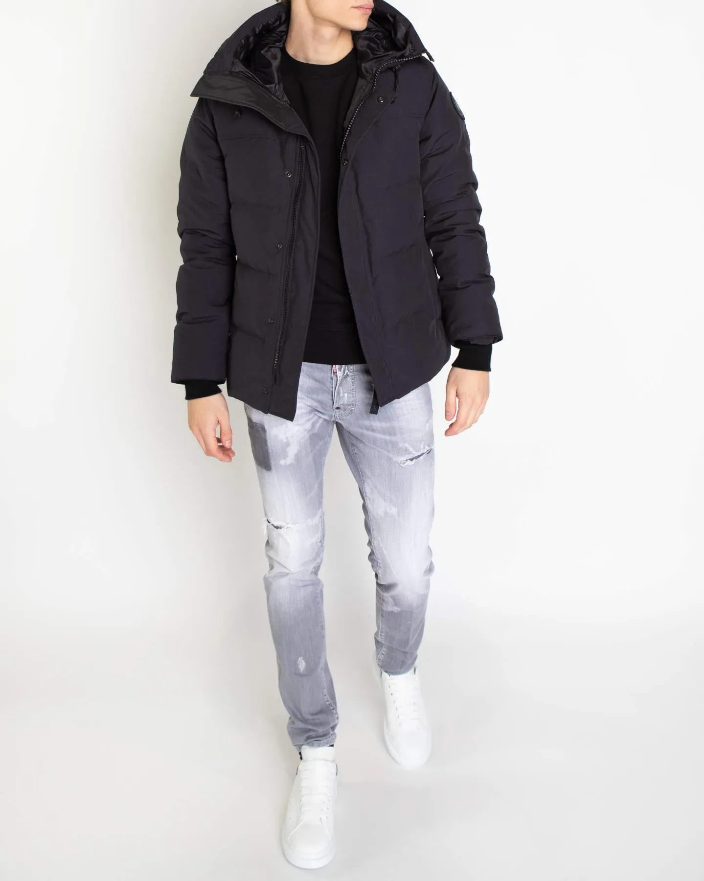 Heren Macmillan Parka Black Blauw