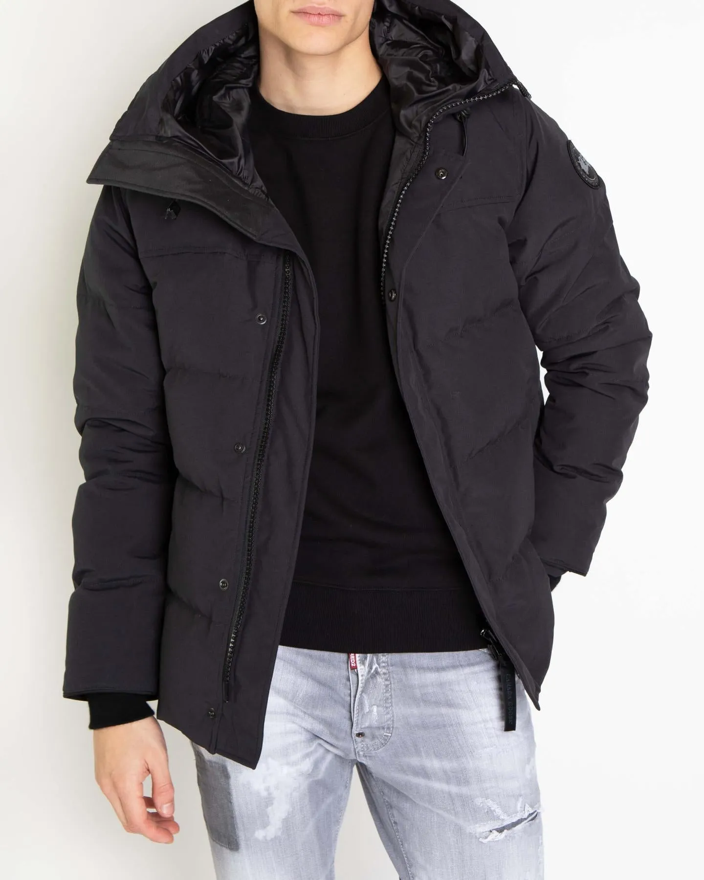 Heren Macmillan Parka Black Blauw