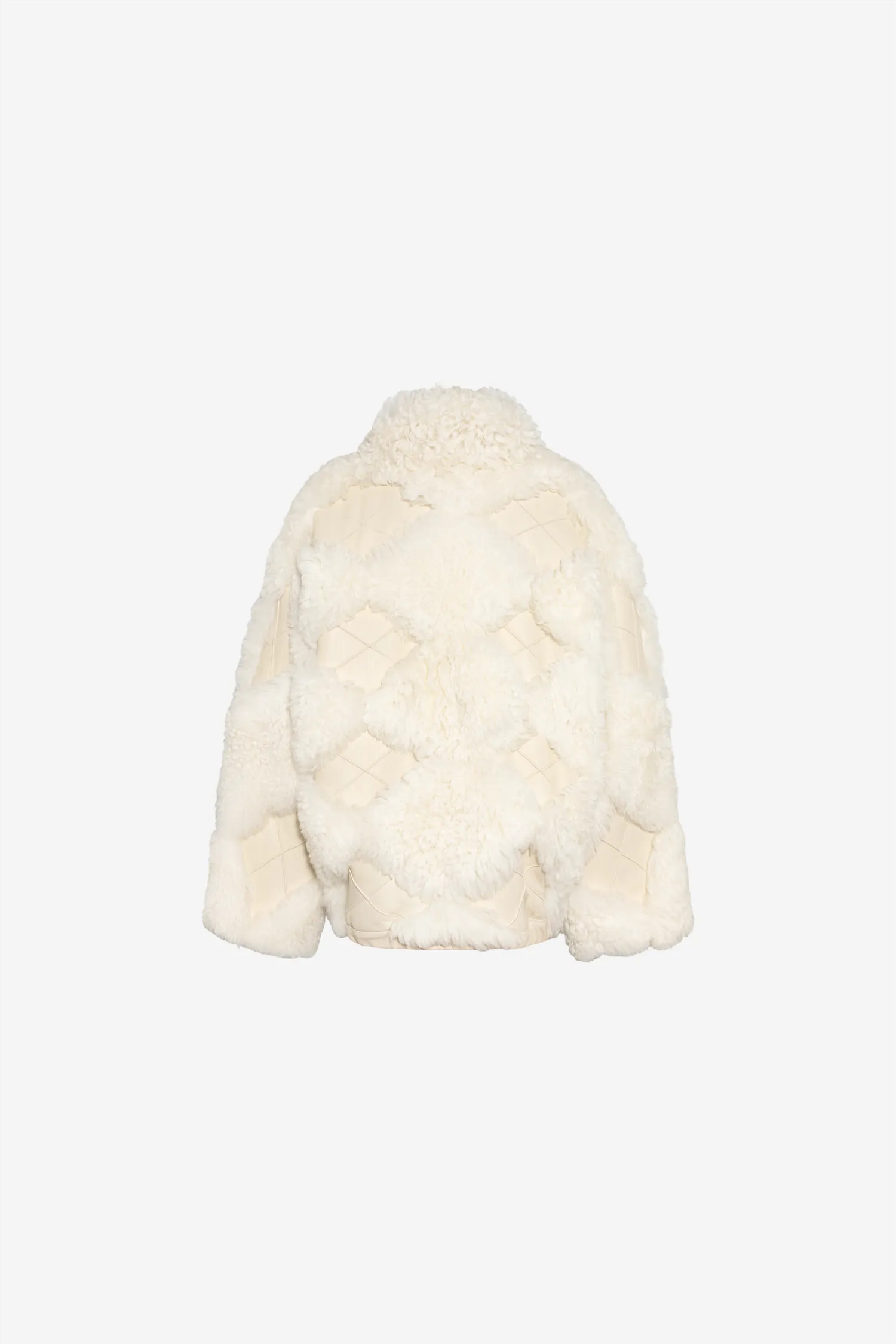 Iceland Shearling Jacket Ivory