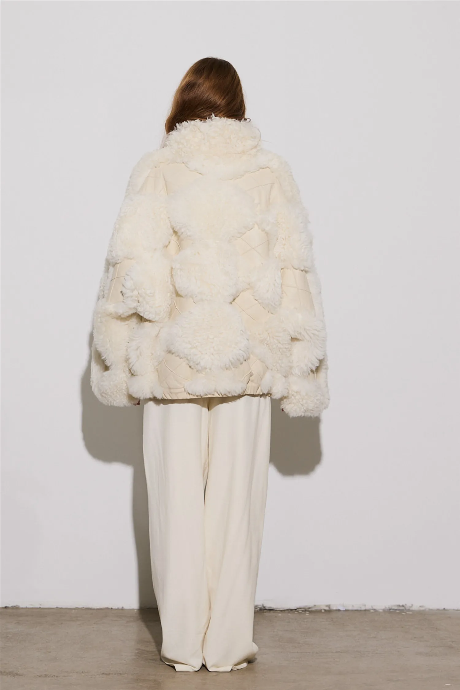 Iceland Shearling Jacket Ivory