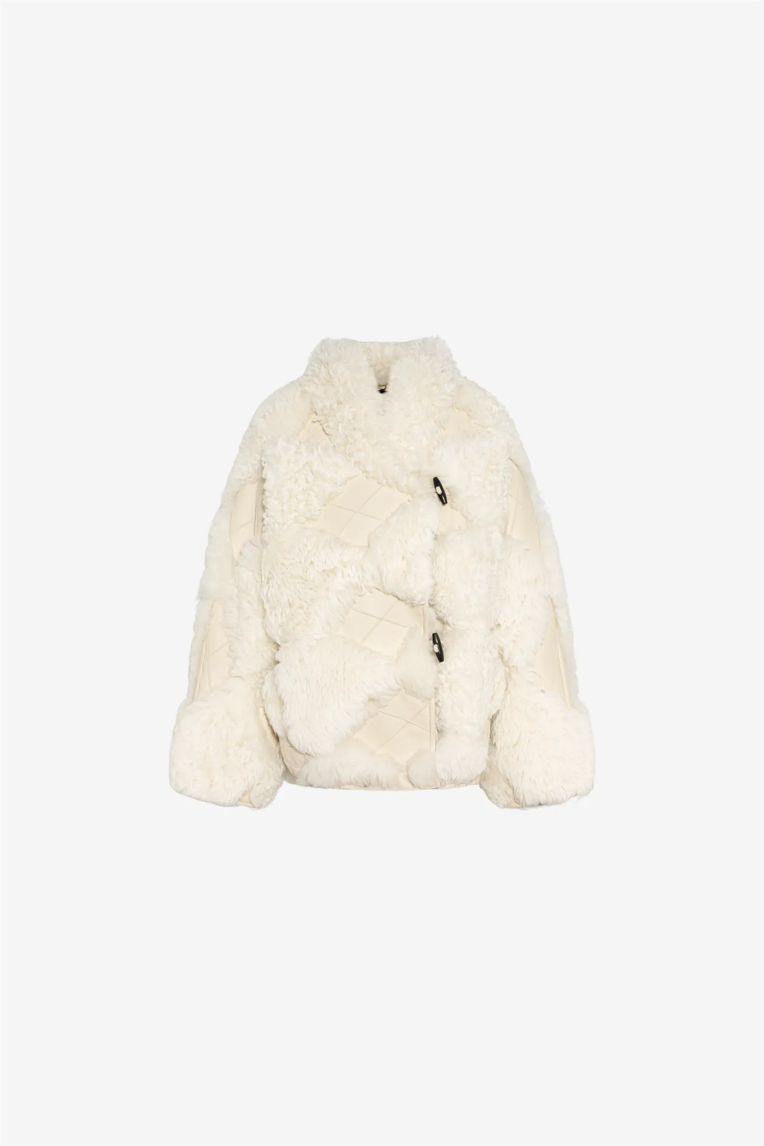 Iceland Shearling Jacket Ivory