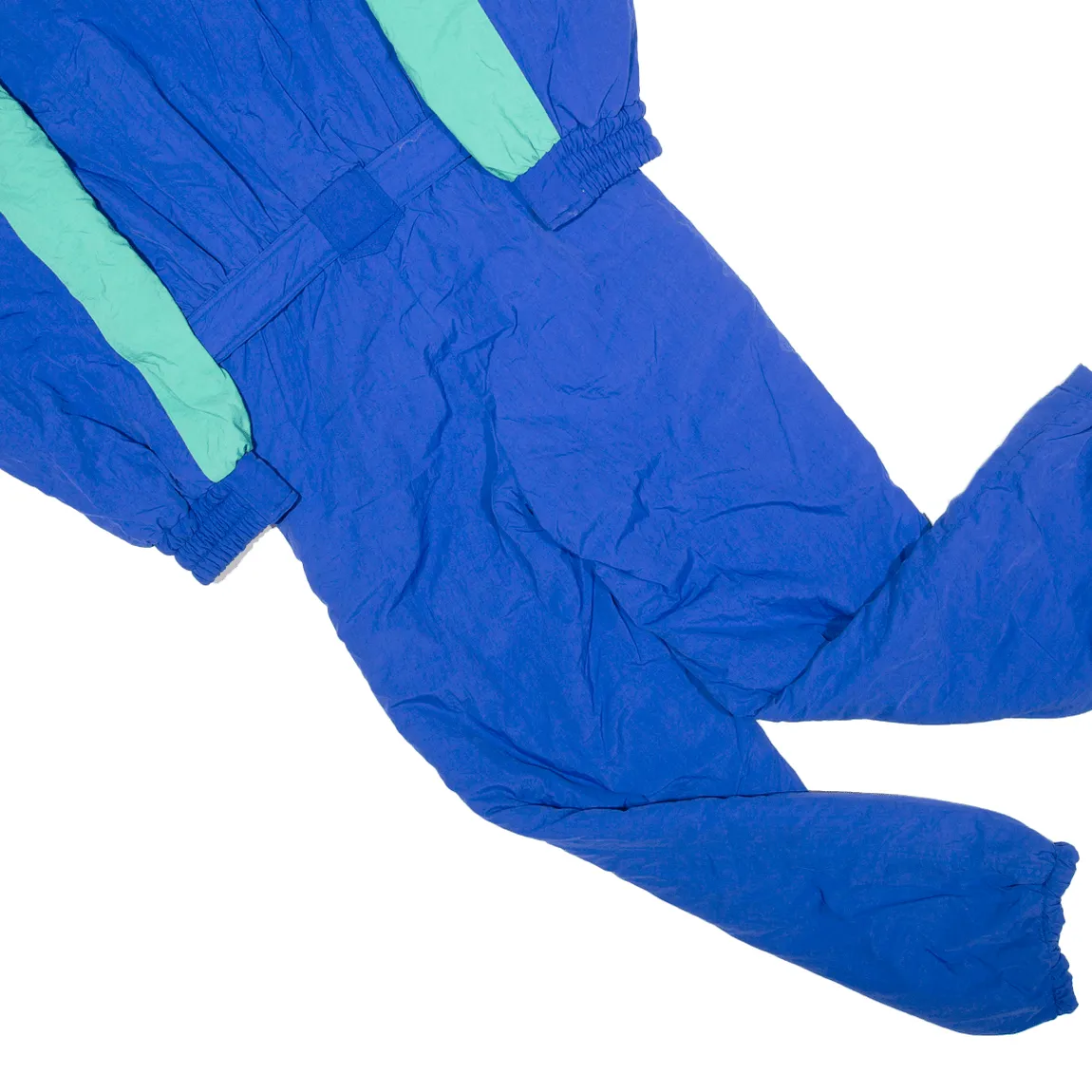 JEANS FOR MEN Insulated Belted Mens Ski Suit Blue Relaxed L W30 L30
