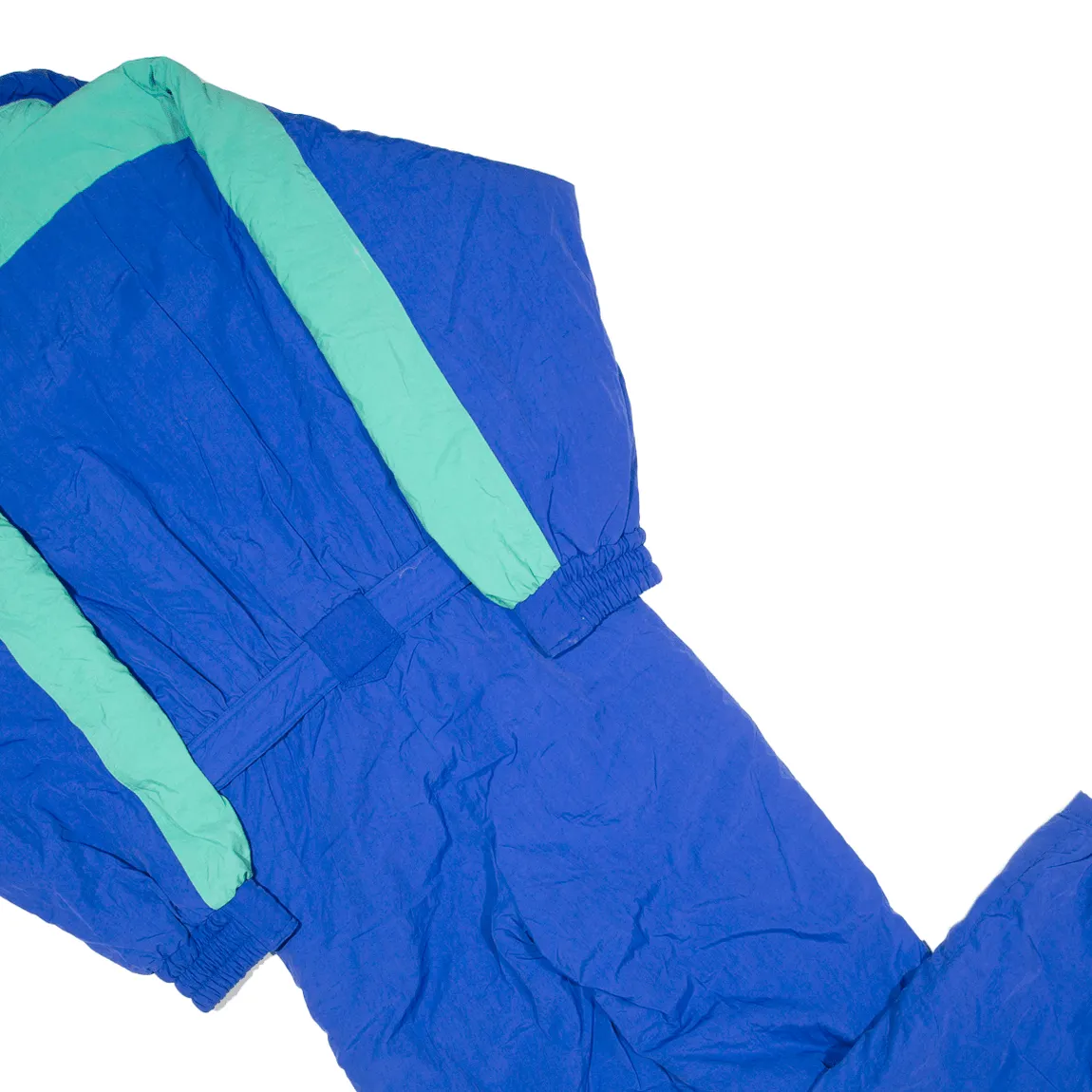 JEANS FOR MEN Insulated Belted Mens Ski Suit Blue Relaxed L W30 L30