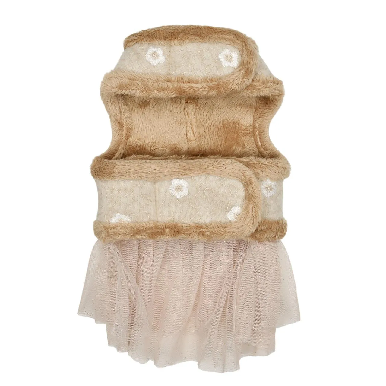 lidia harness dress - beige