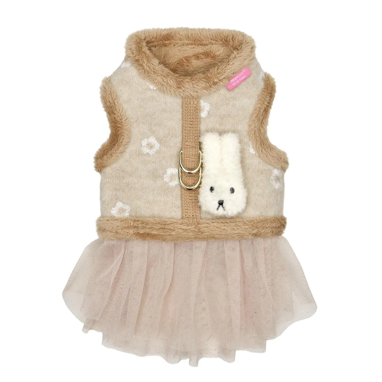 lidia harness dress - beige