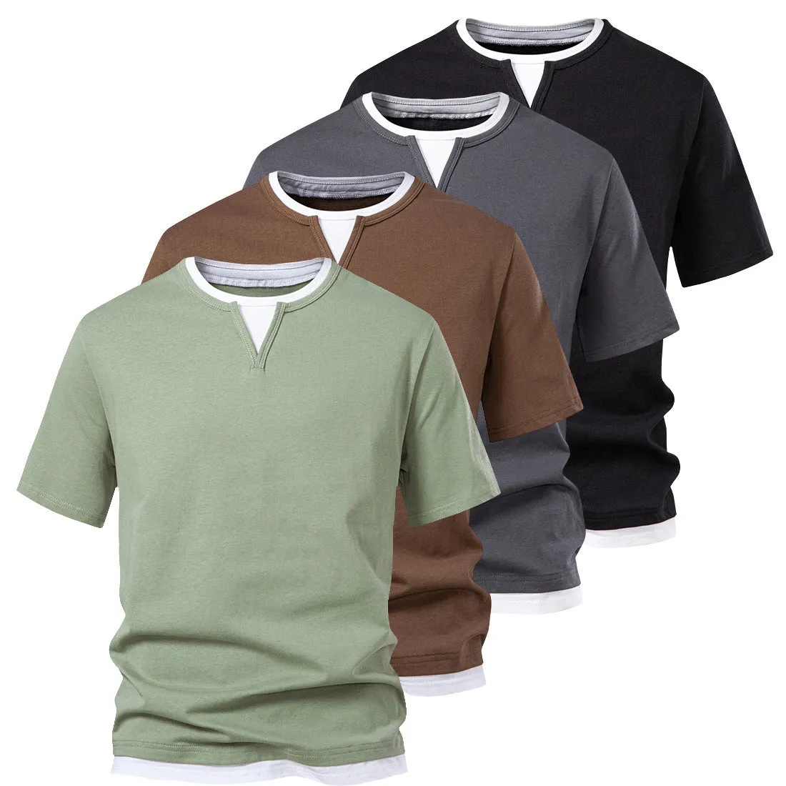 Loookus - 2025 Short Sleeve Henley Best Ever