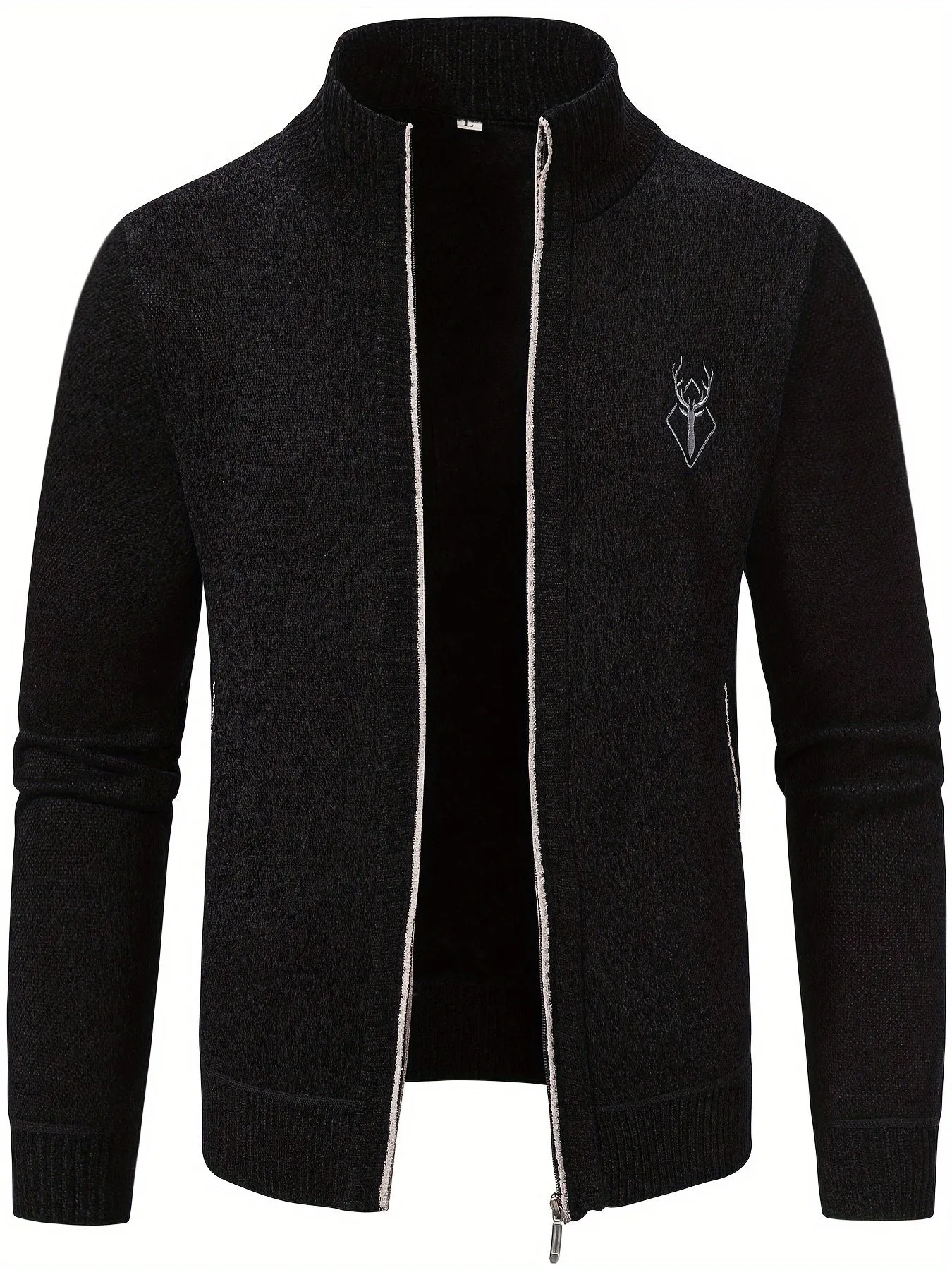 Men's Deer Design Jacket | Elegant Coat