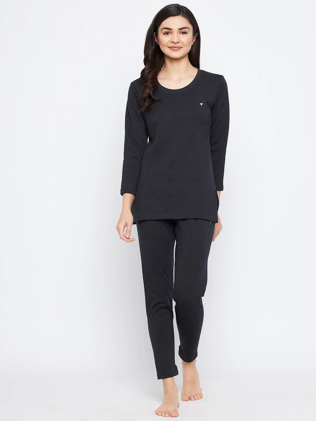 Neva Women Lower with Elasticated Waist- Anthra (Glaccia)