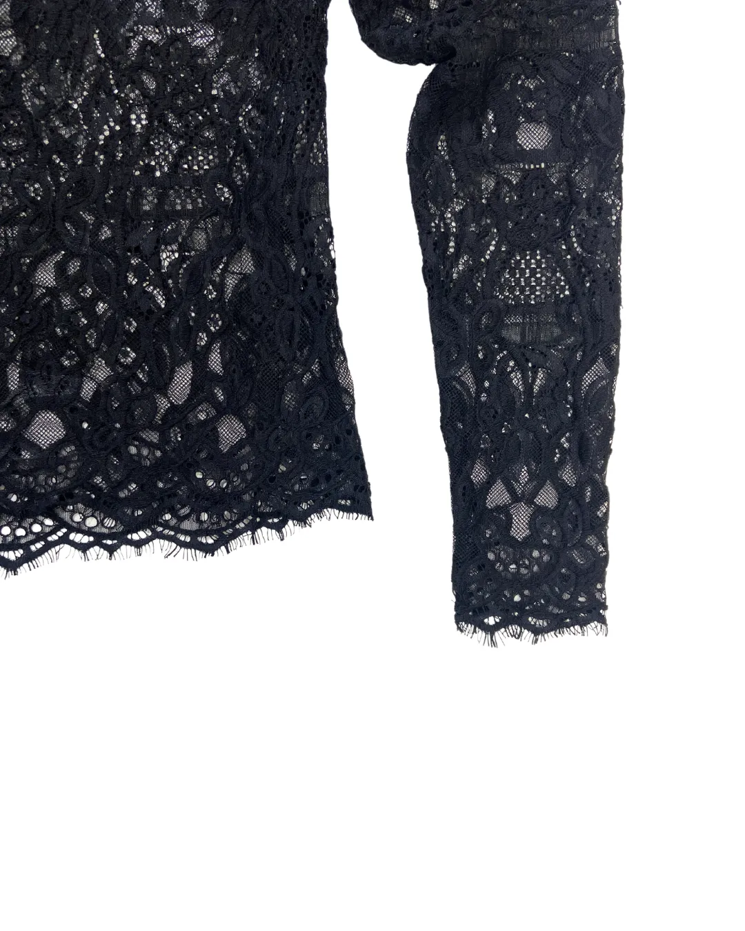 New Look Lace Top with Zippered Back