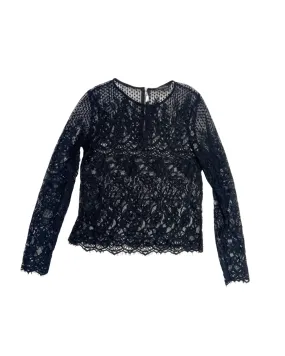 New Look Lace Top with Zippered Back
