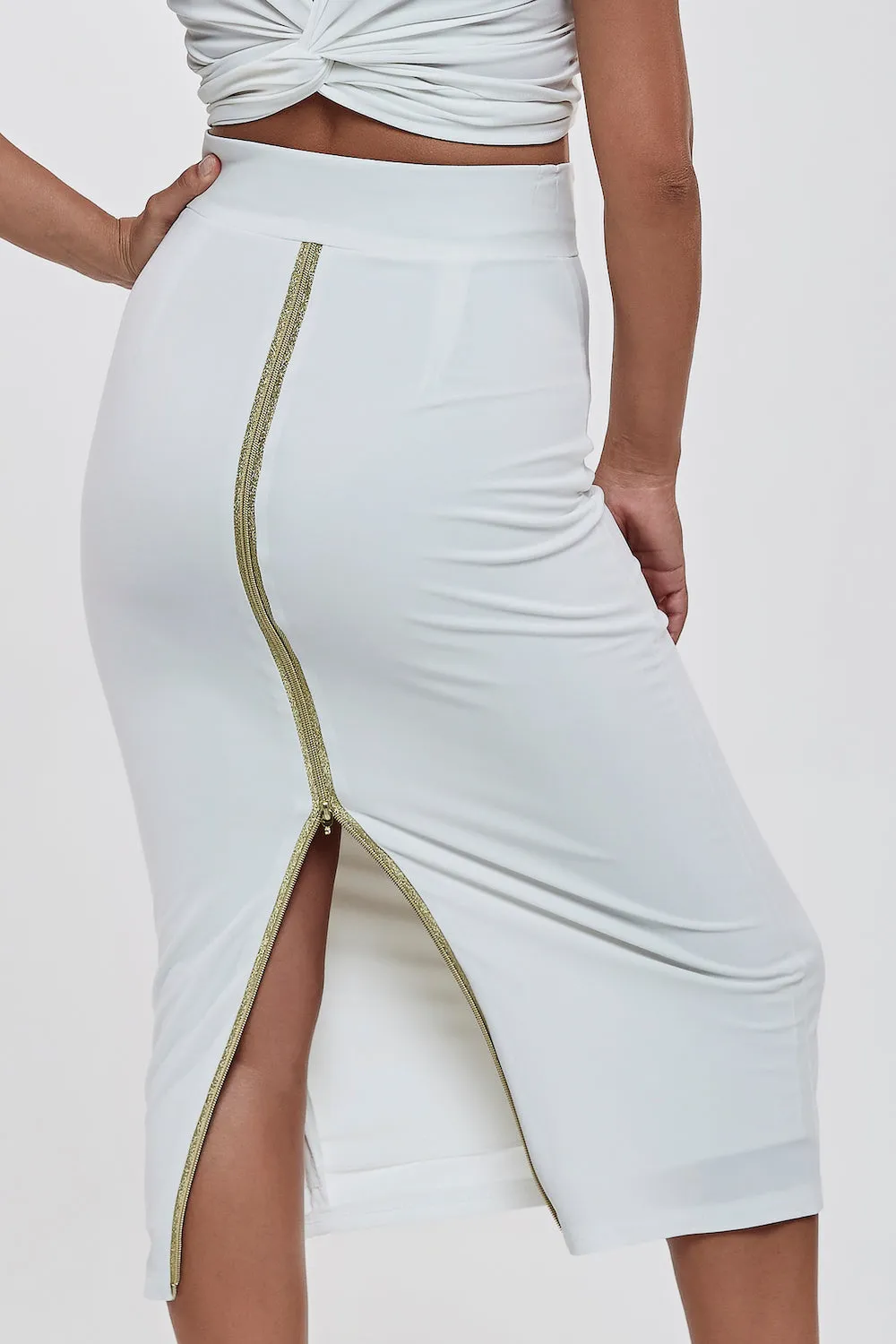 no.1 Touchline Tango Skirt / Gold Zips Series