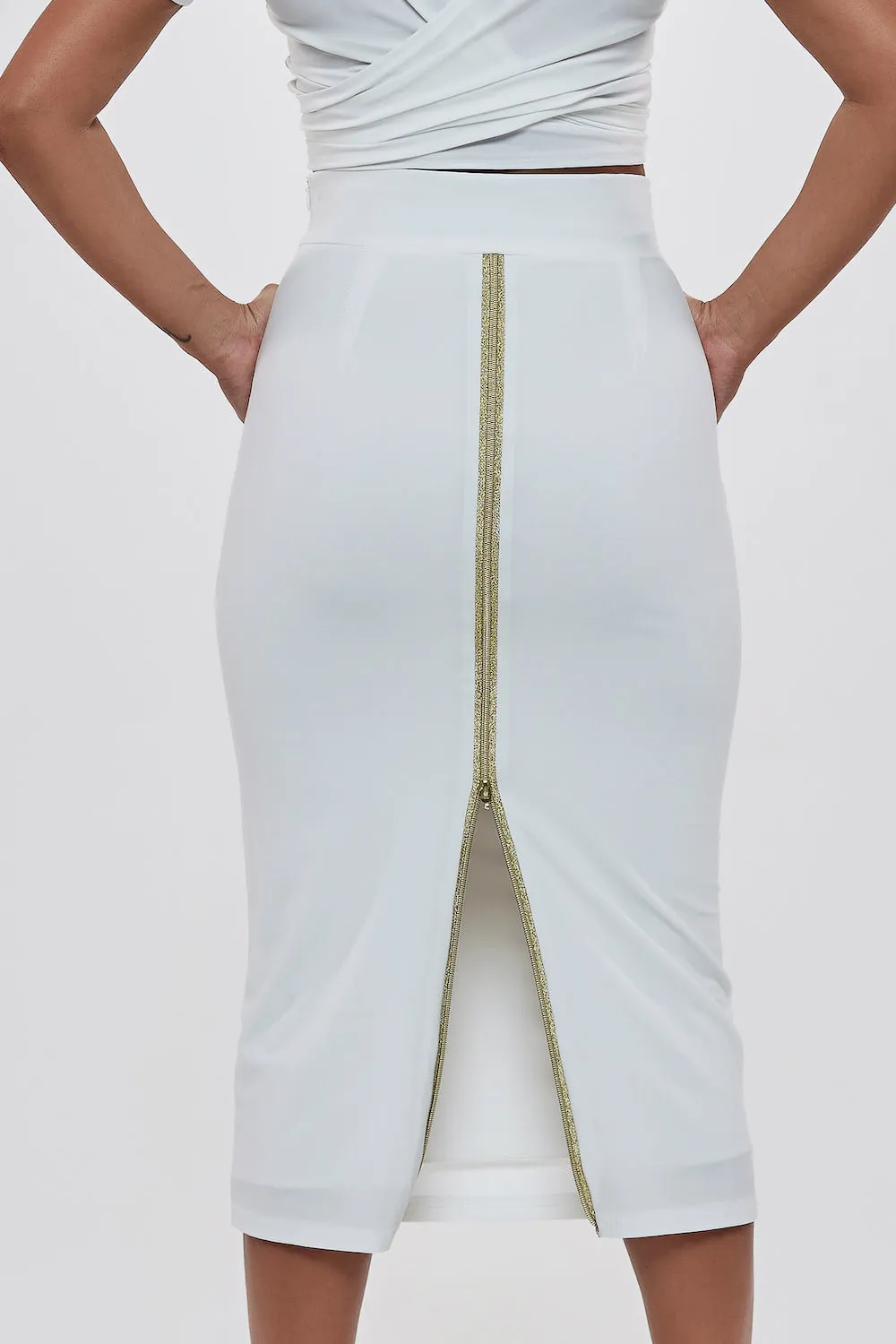 no.1 Touchline Tango Skirt / Gold Zips Series