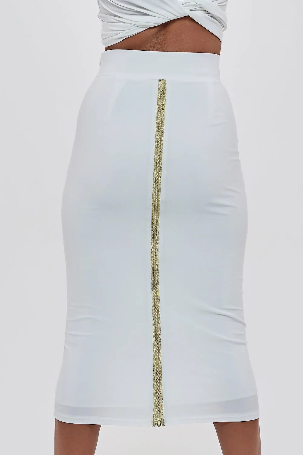 no.1 Touchline Tango Skirt / Gold Zips Series