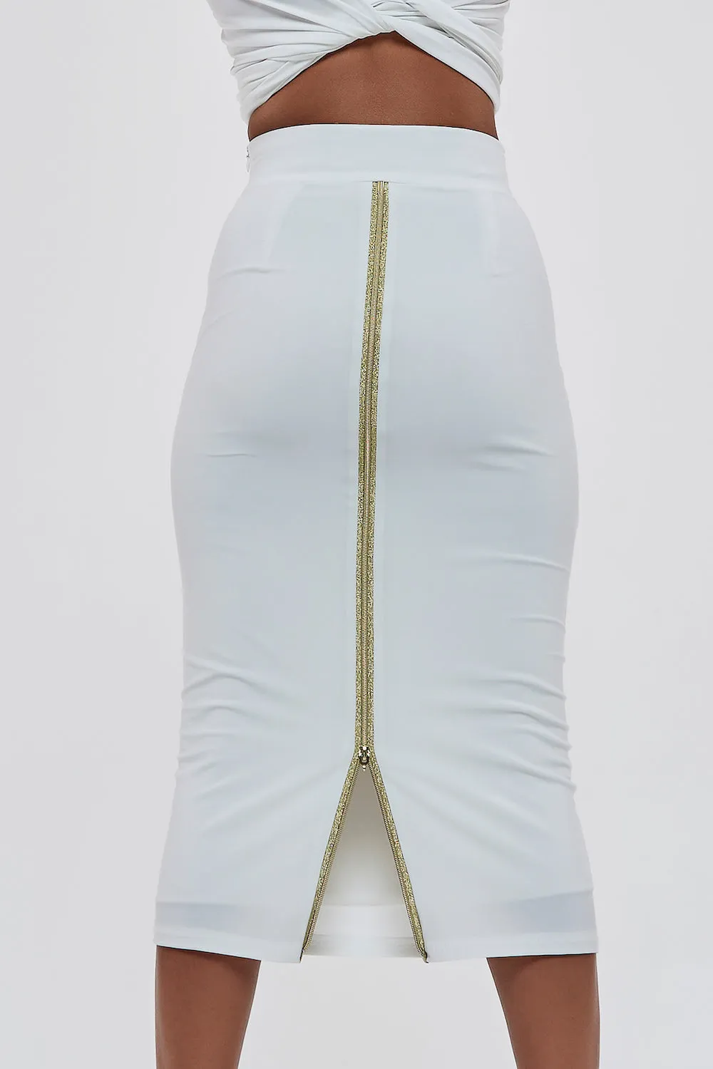 no.1 Touchline Tango Skirt / Gold Zips Series