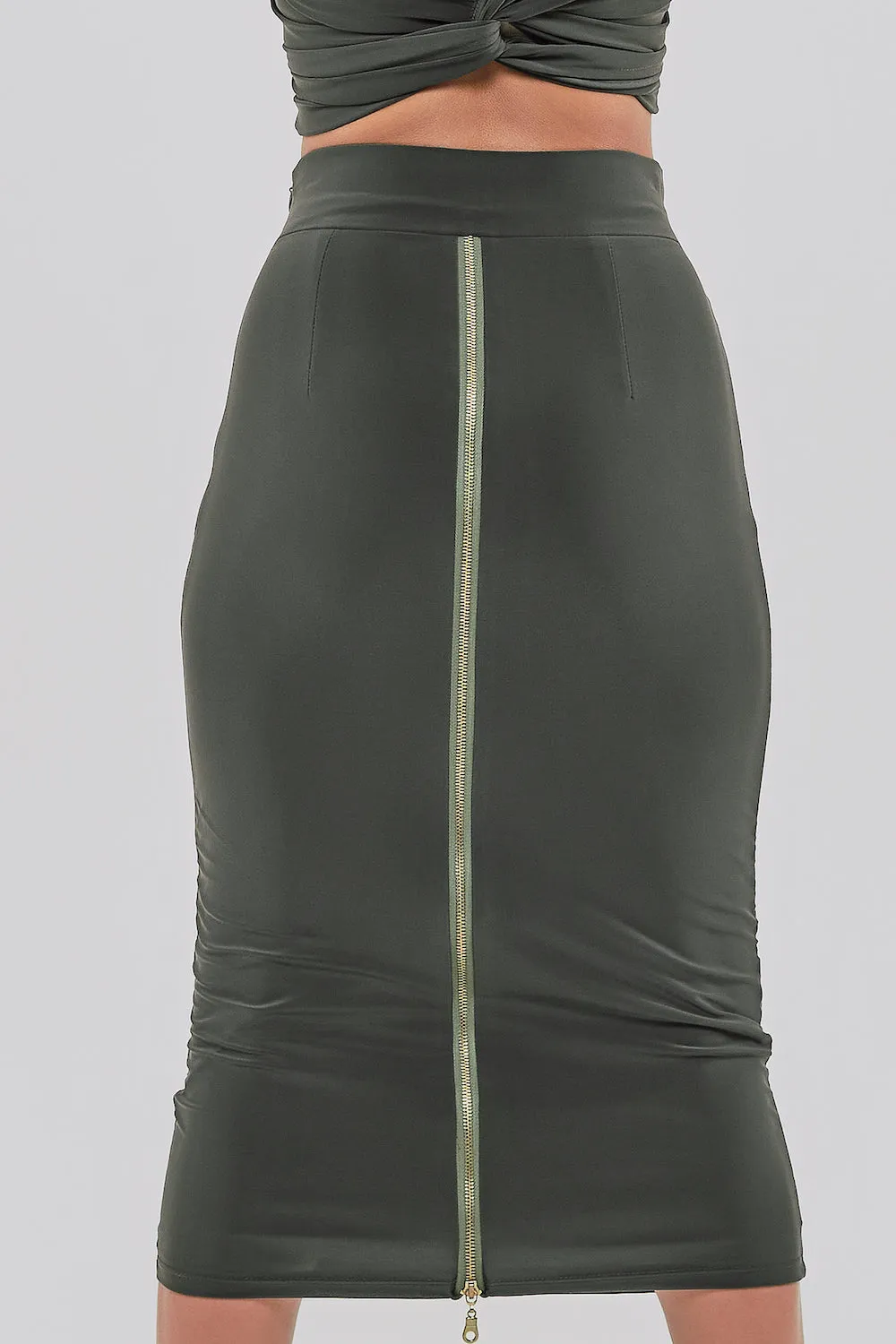 no.1 Touchline Tango Skirt / Gold Zips Series