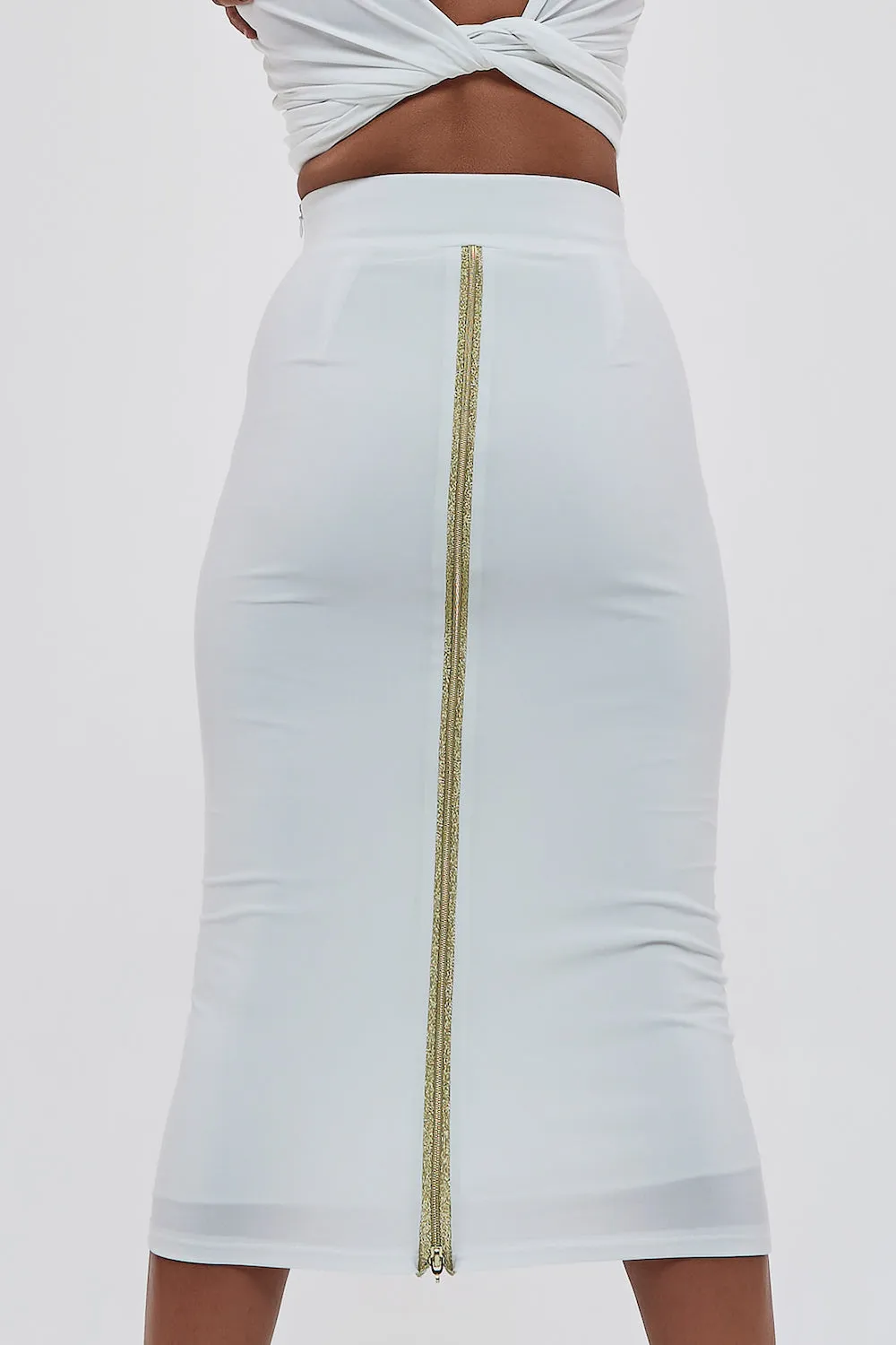 no.1 Touchline Tango Skirt / Gold Zips Series