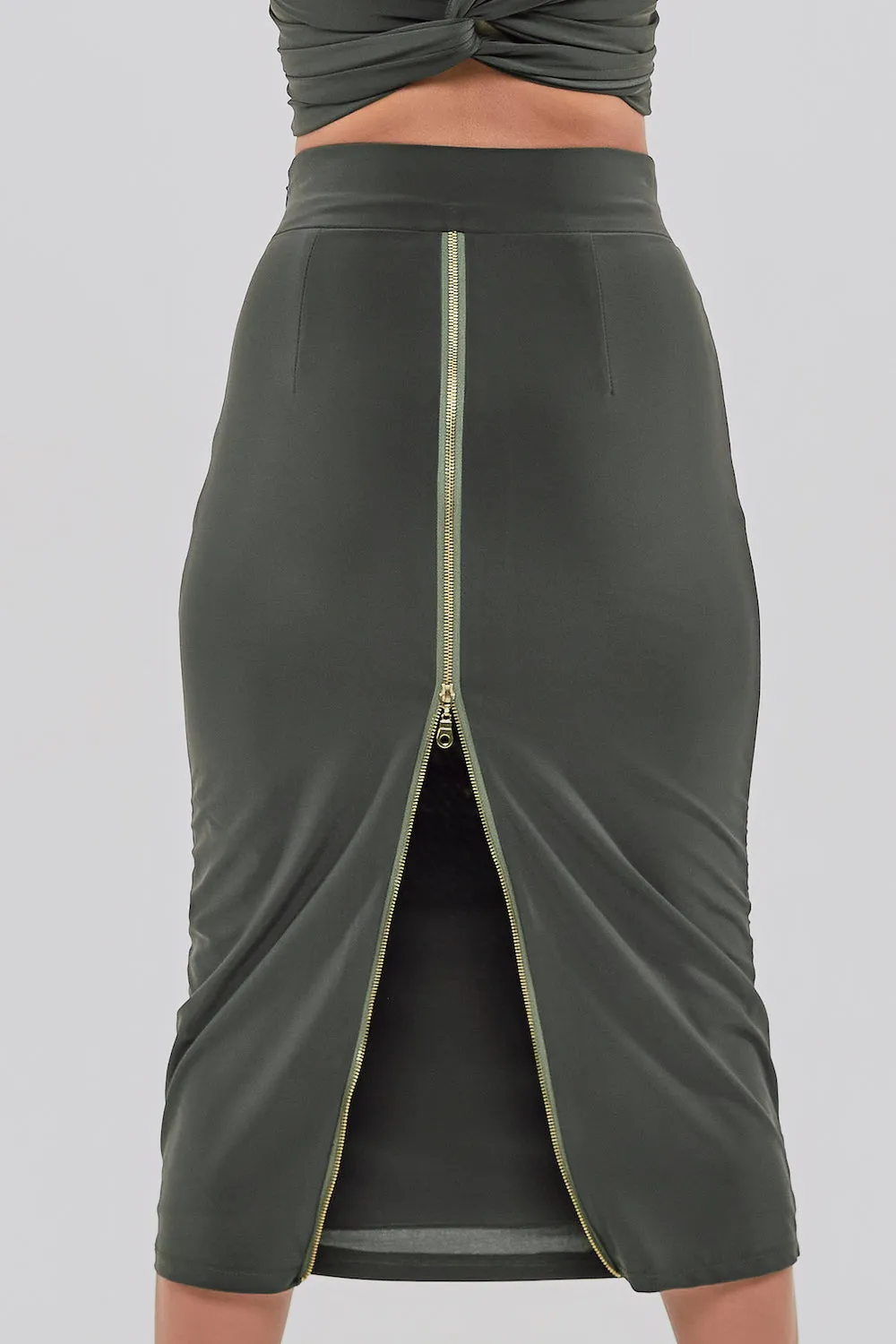 no.1 Touchline Tango Skirt / Gold Zips Series