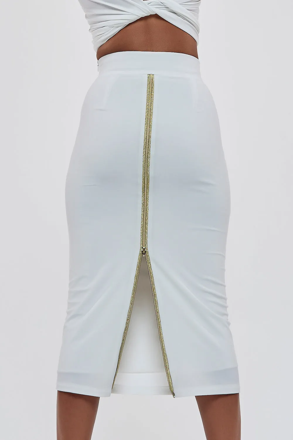 no.1 Touchline Tango Skirt / Gold Zips Series