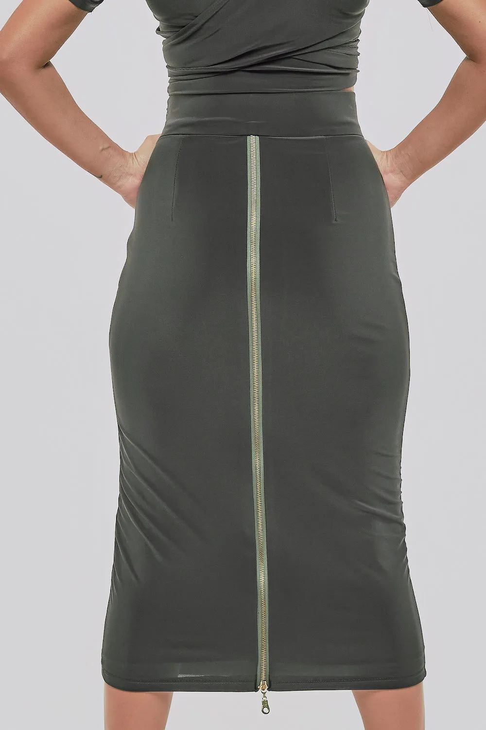 no.1 Touchline Tango Skirt / Gold Zips Series