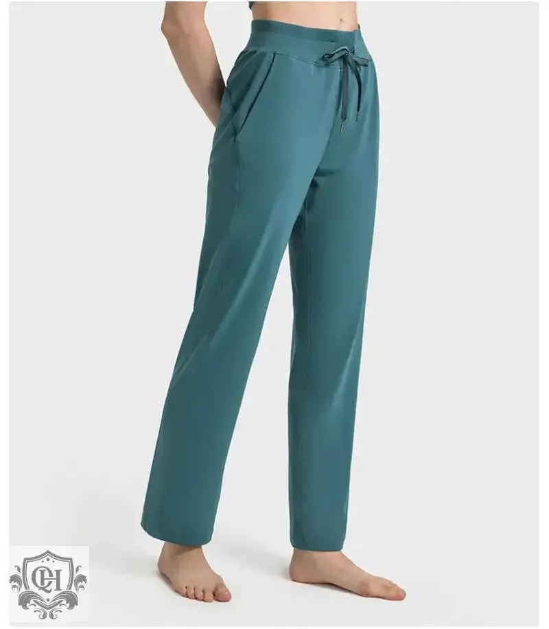 Pocketed High Waist Sporty Fit Yoga Pants