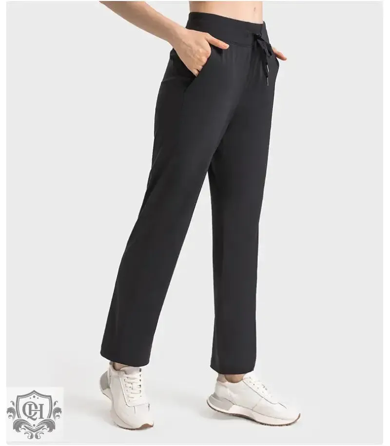 Pocketed High Waist Sporty Fit Yoga Pants