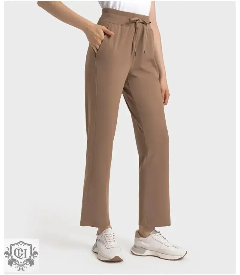 Pocketed High Waist Sporty Fit Yoga Pants